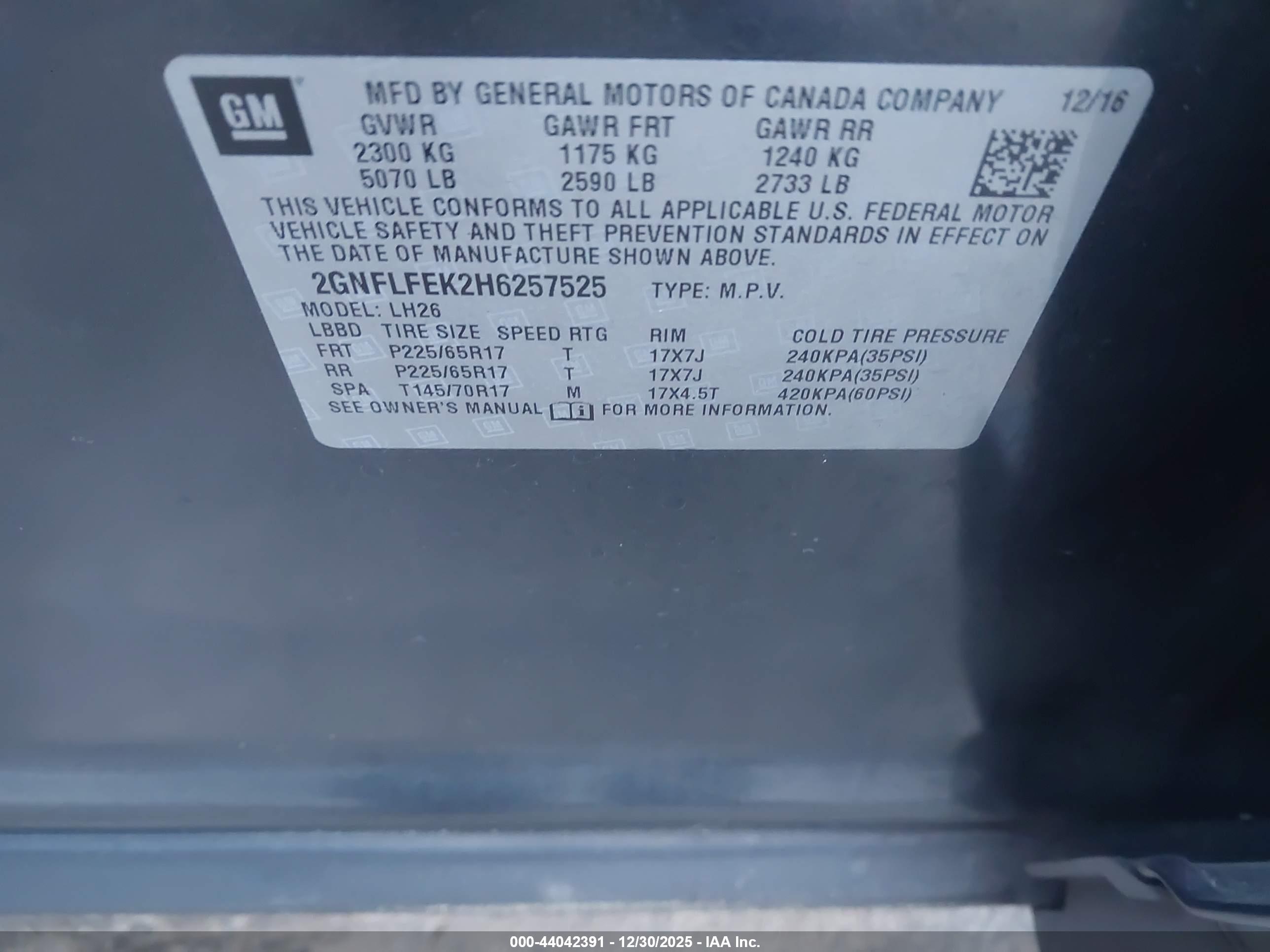 CHEVROLET EQUINOX image 9