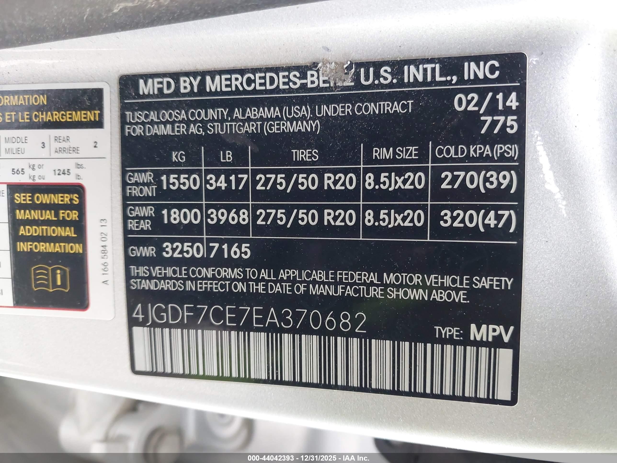 MERCEDES-BENZ GL image 9