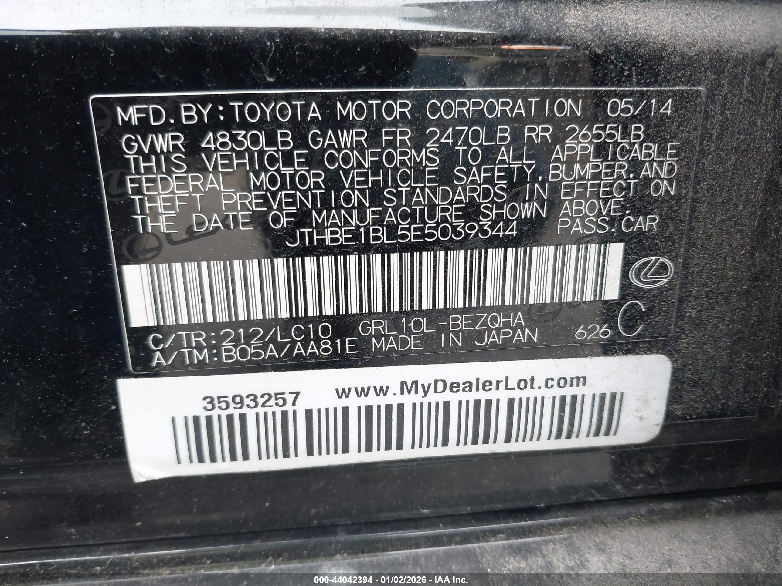 LEXUS GS image 9