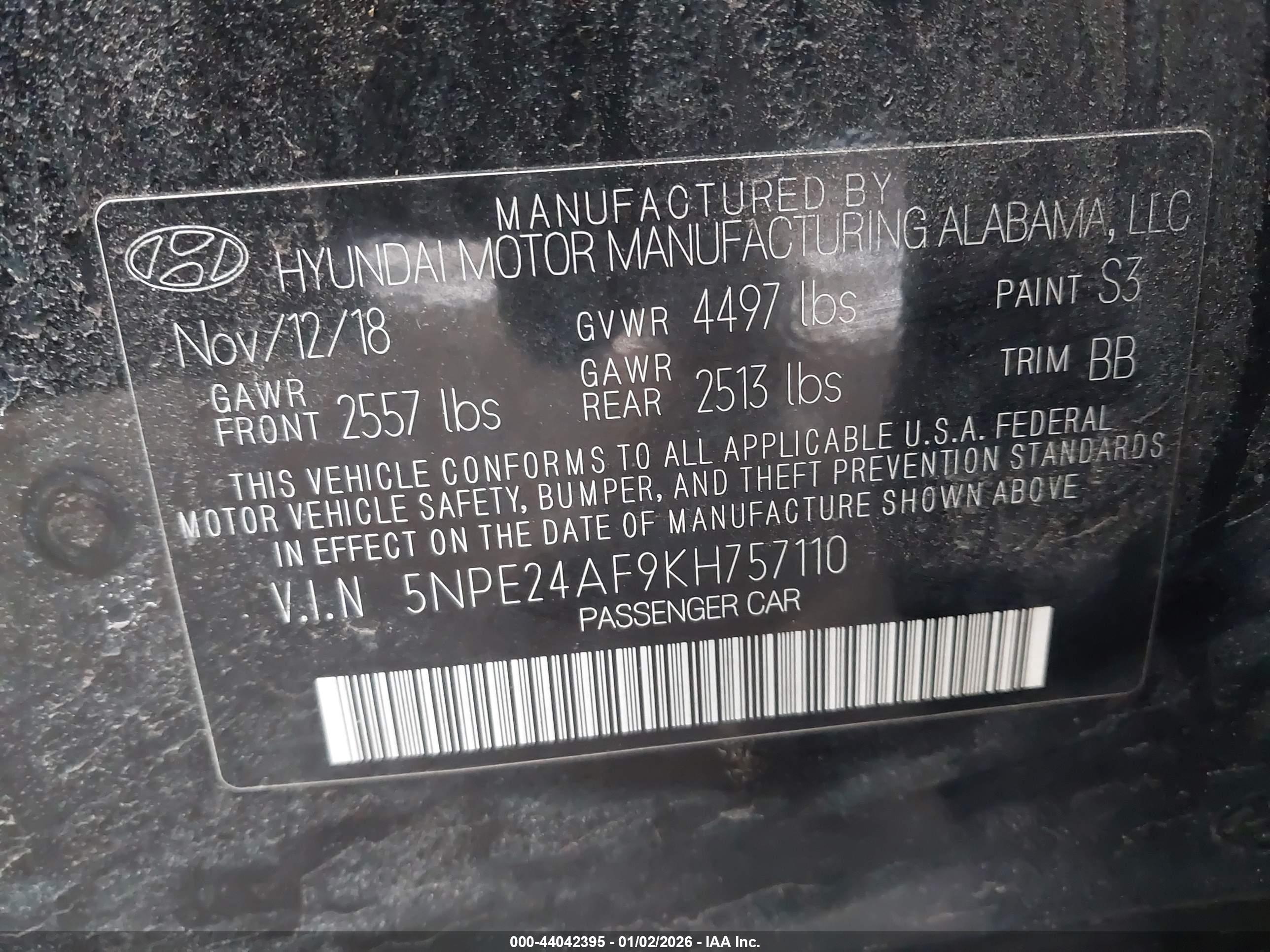 HYUNDAI SONATA image 9