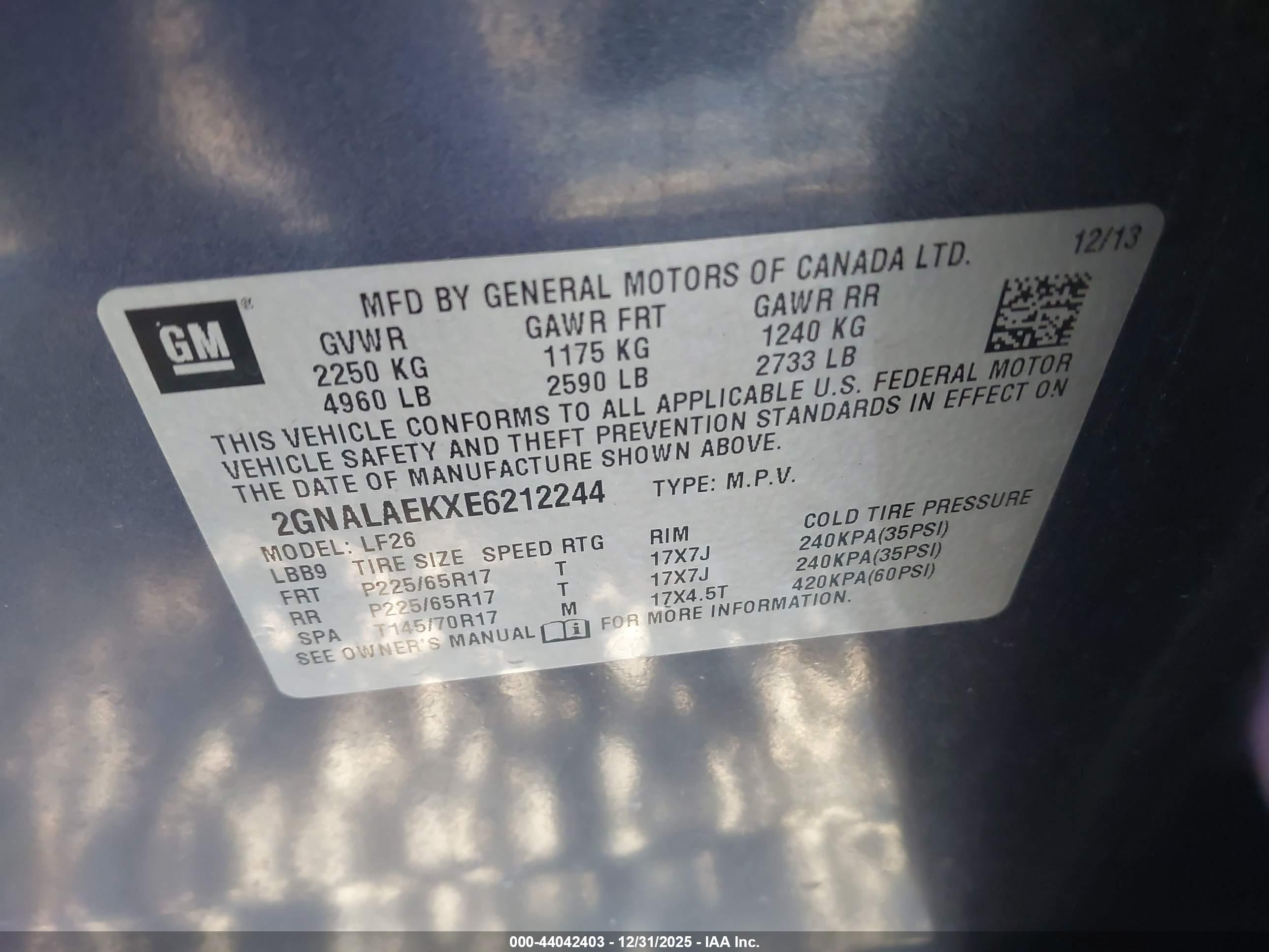 CHEVROLET EQUINOX image 9