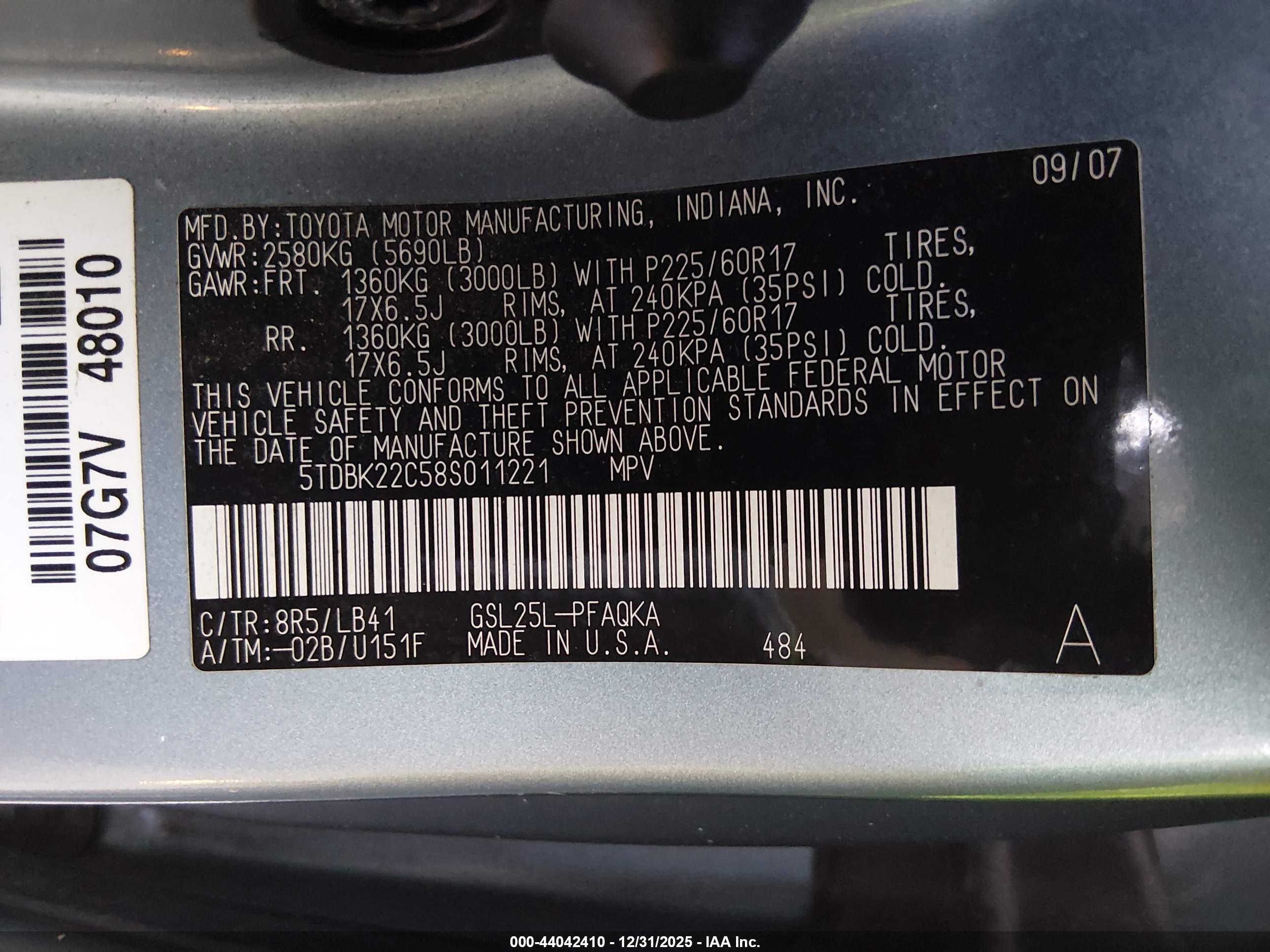 TOYOTA SIENNA image 9