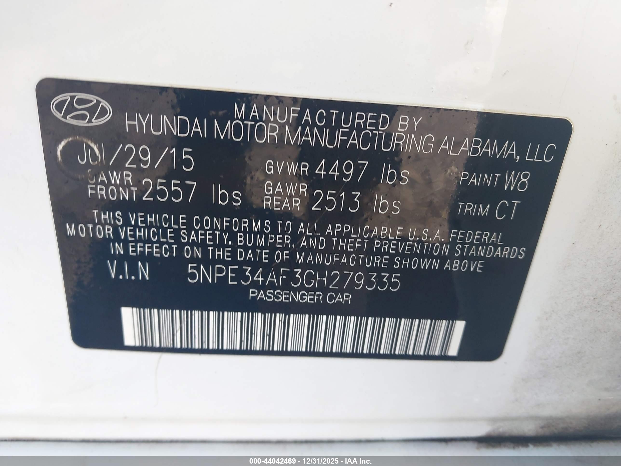 HYUNDAI SONATA image 9