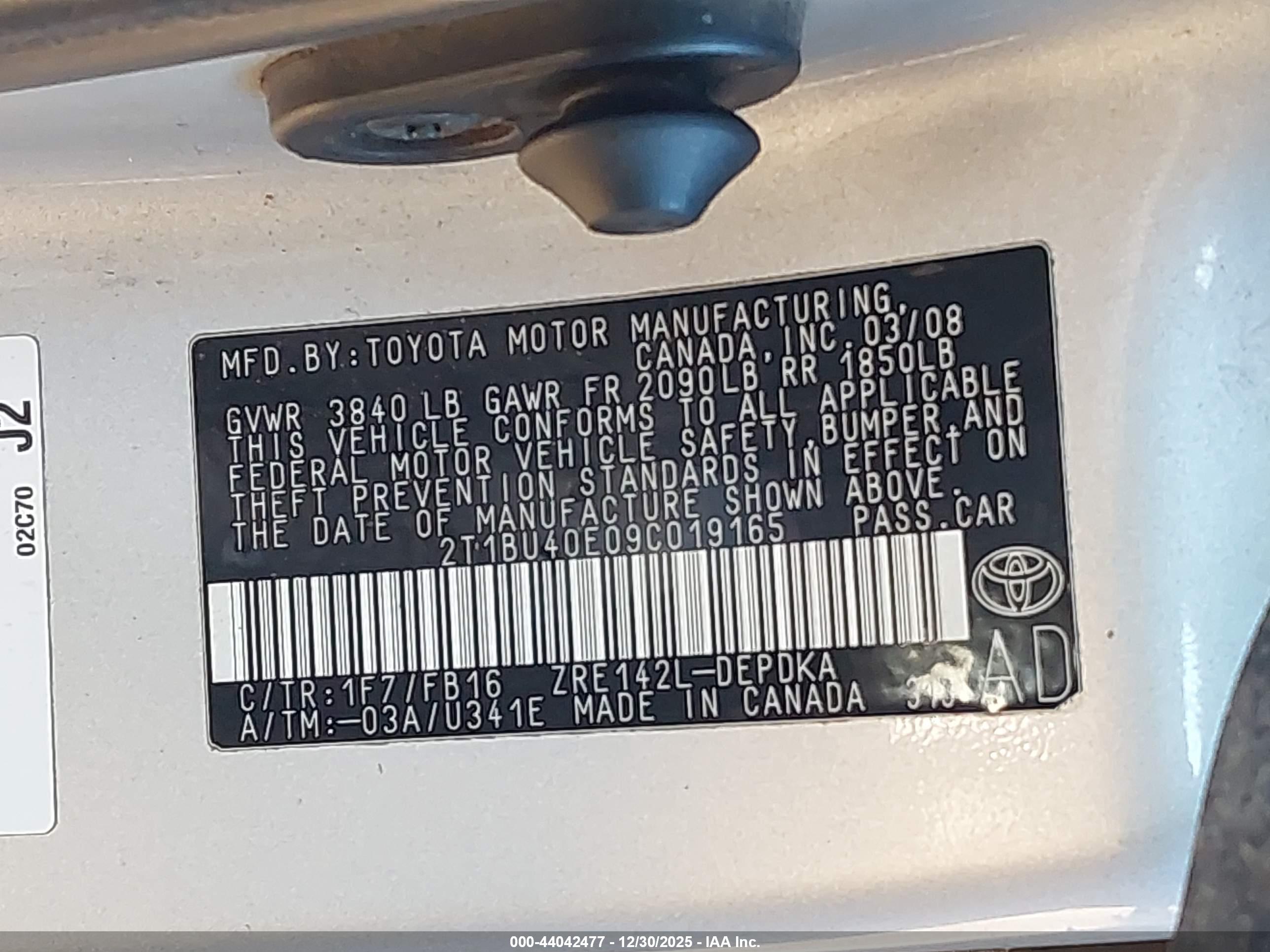TOYOTA COROLLA image 9