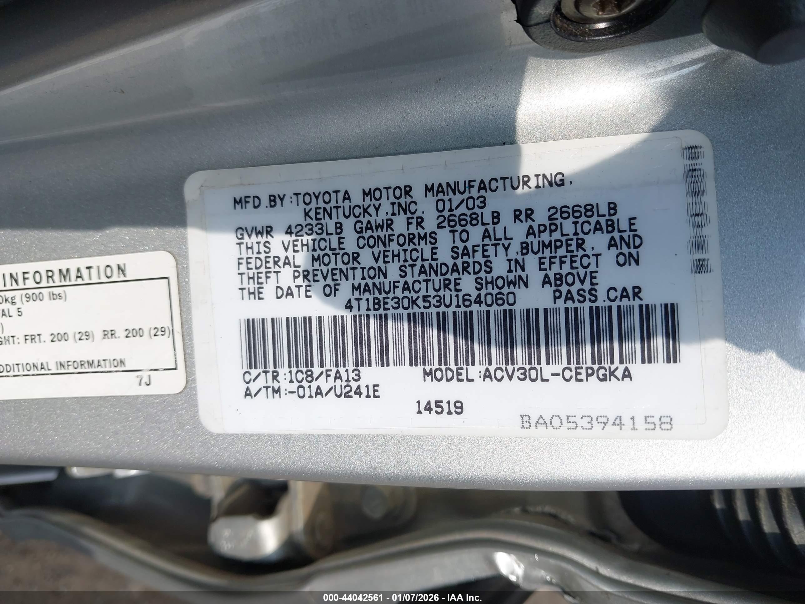 TOYOTA CAMRY image 9