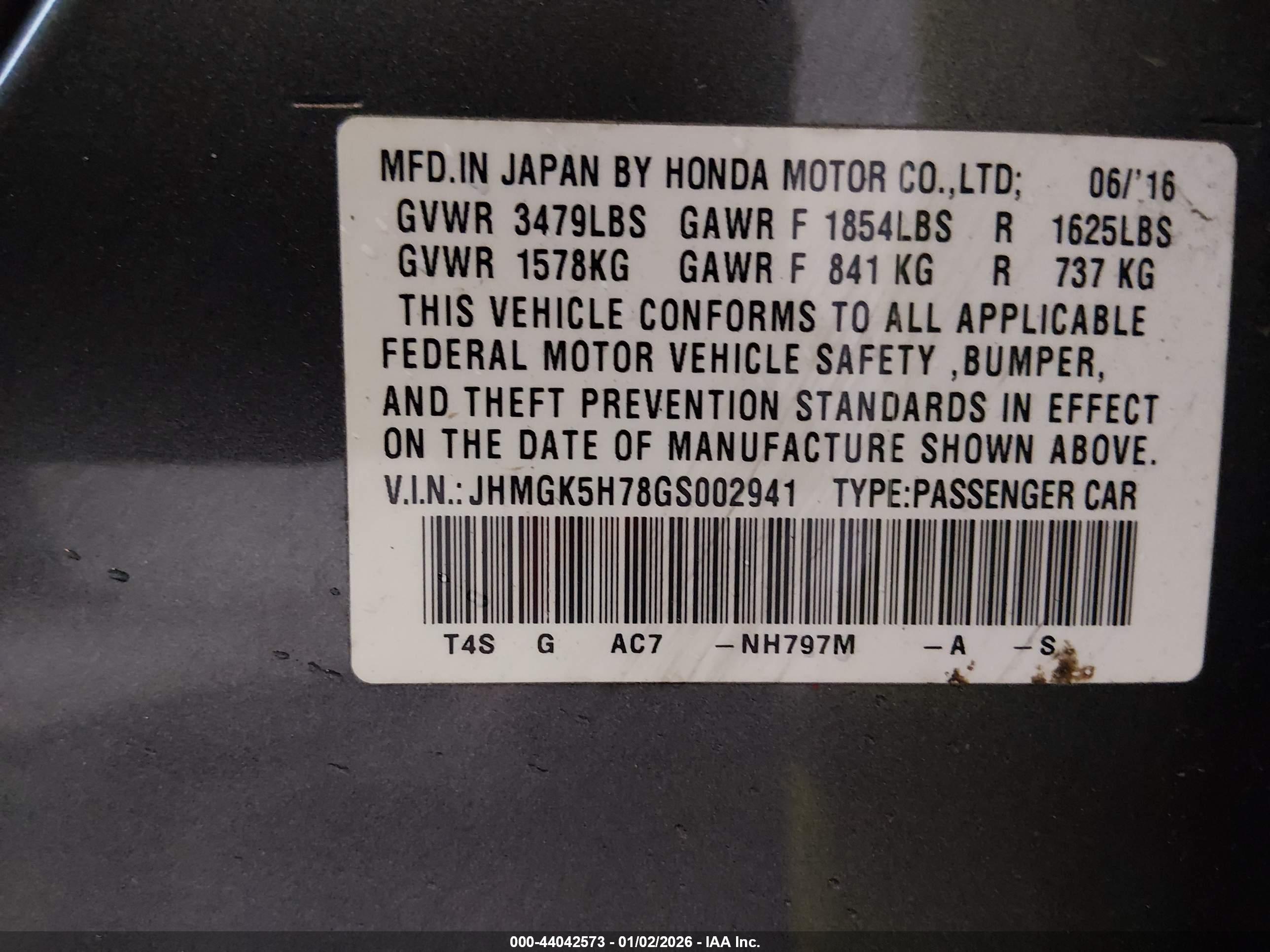 HONDA FIT image 9