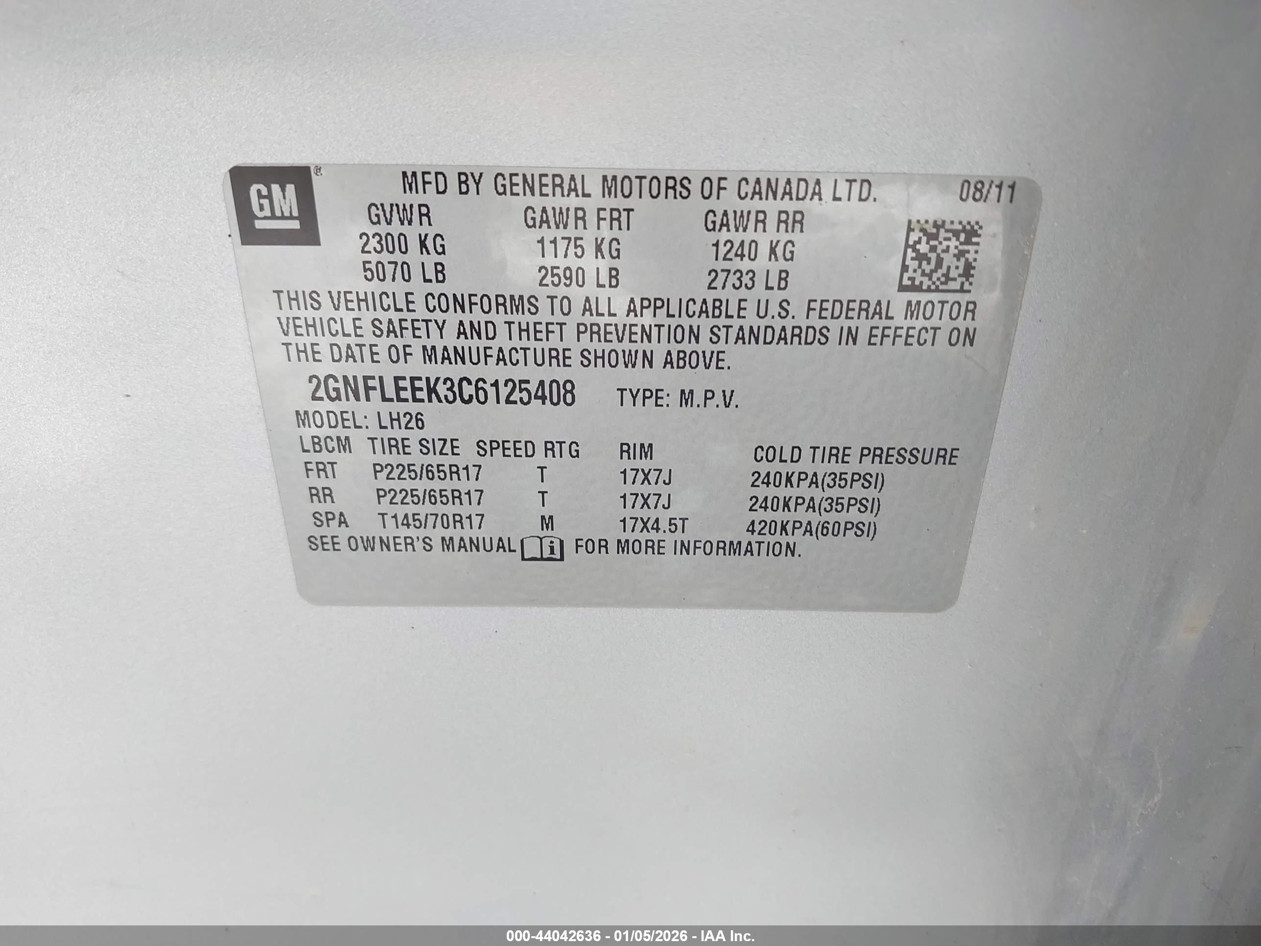 CHEVROLET EQUINOX image 9