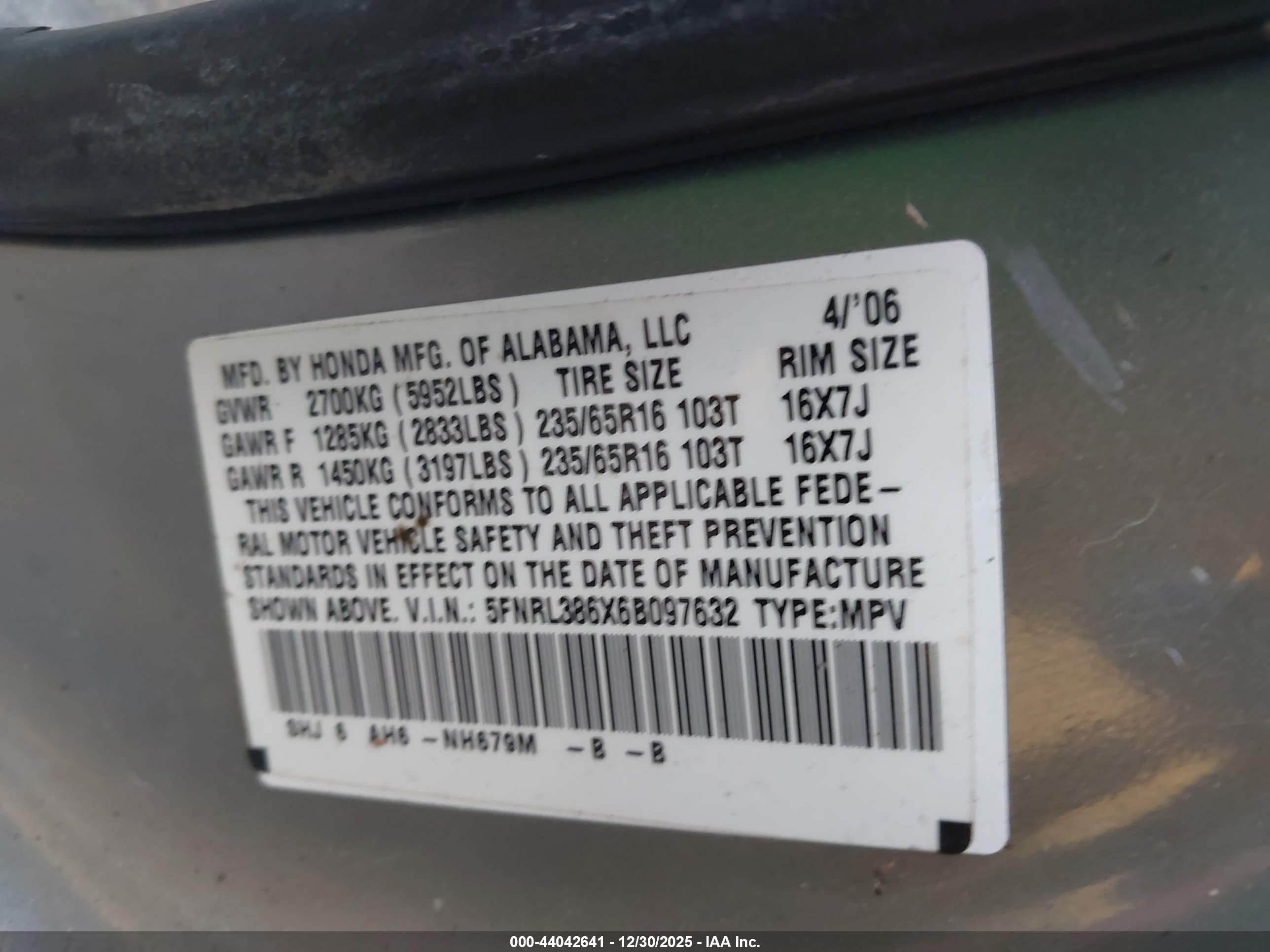 HONDA ODYSSEY image 9