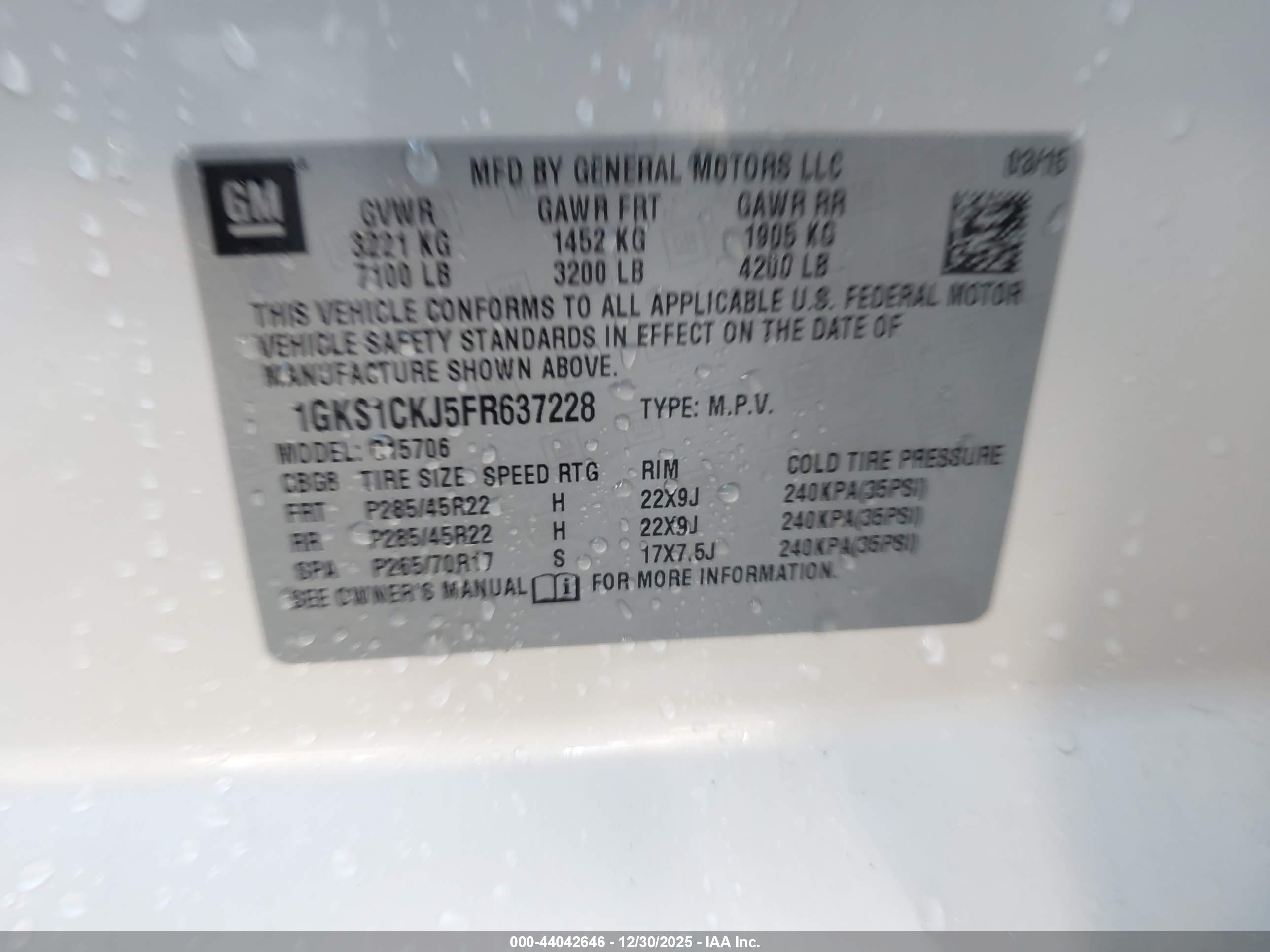 GMC YUKON image 9