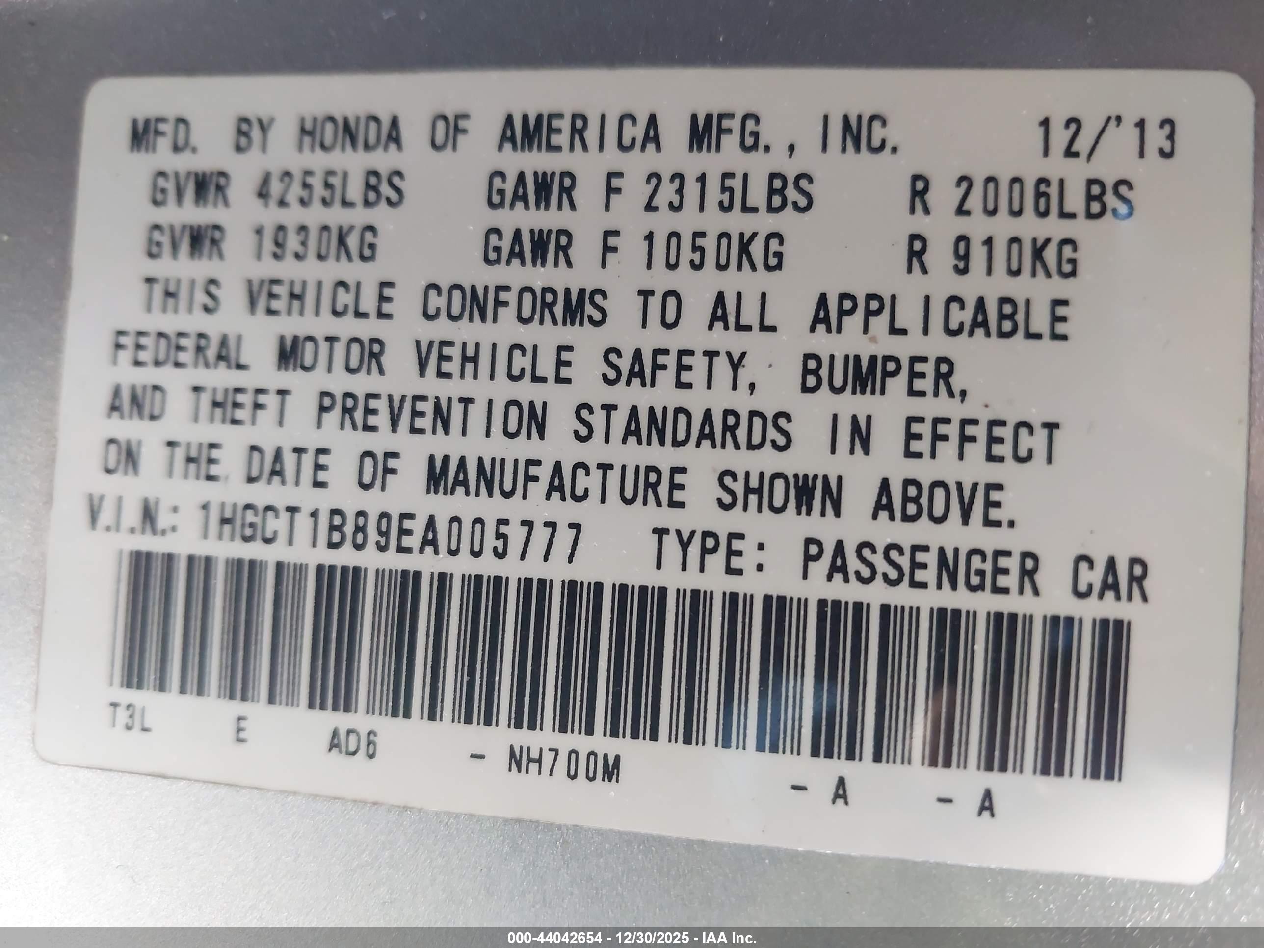 HONDA ACCORD image 9