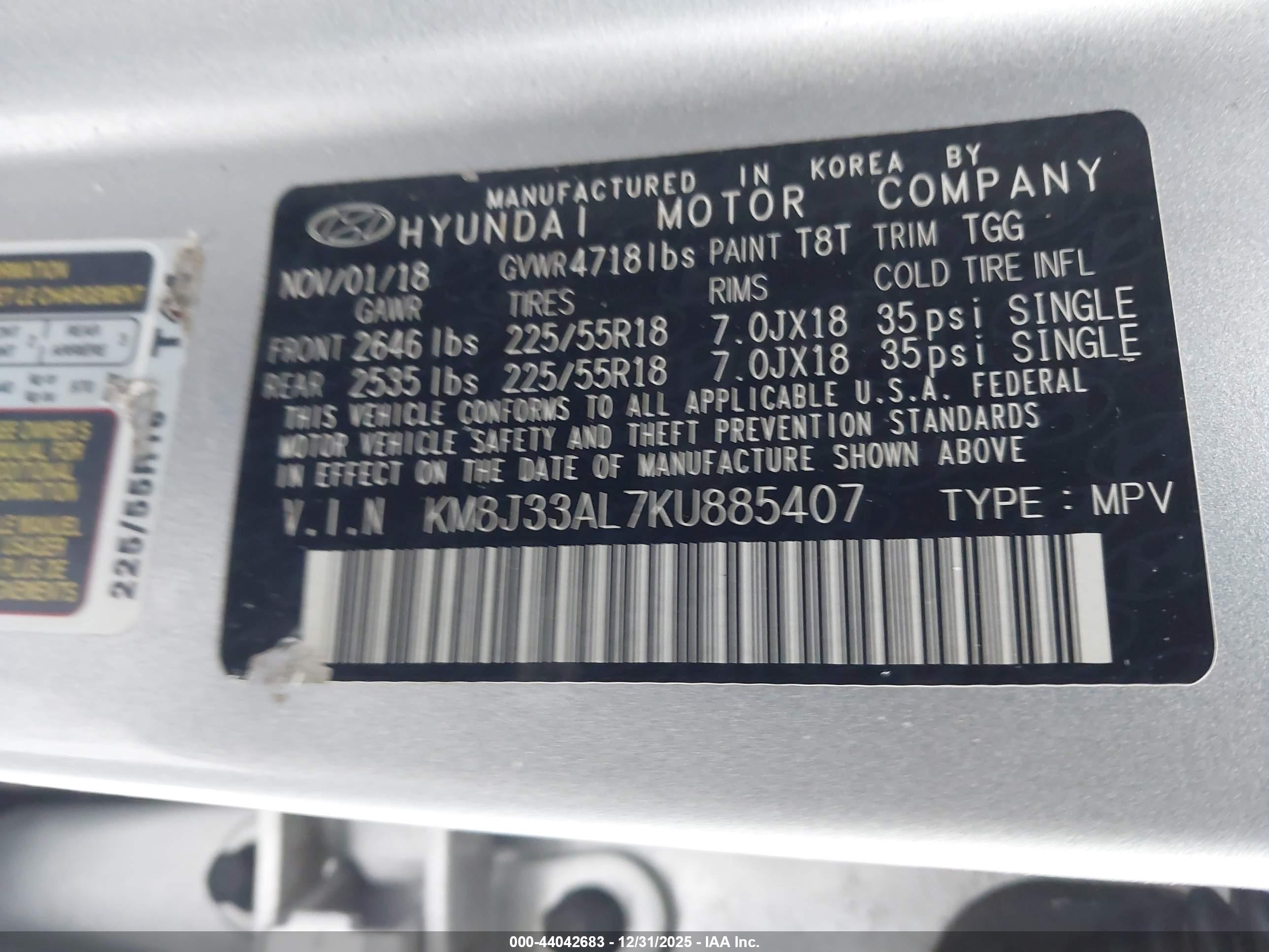 HYUNDAI TUCSON image 9