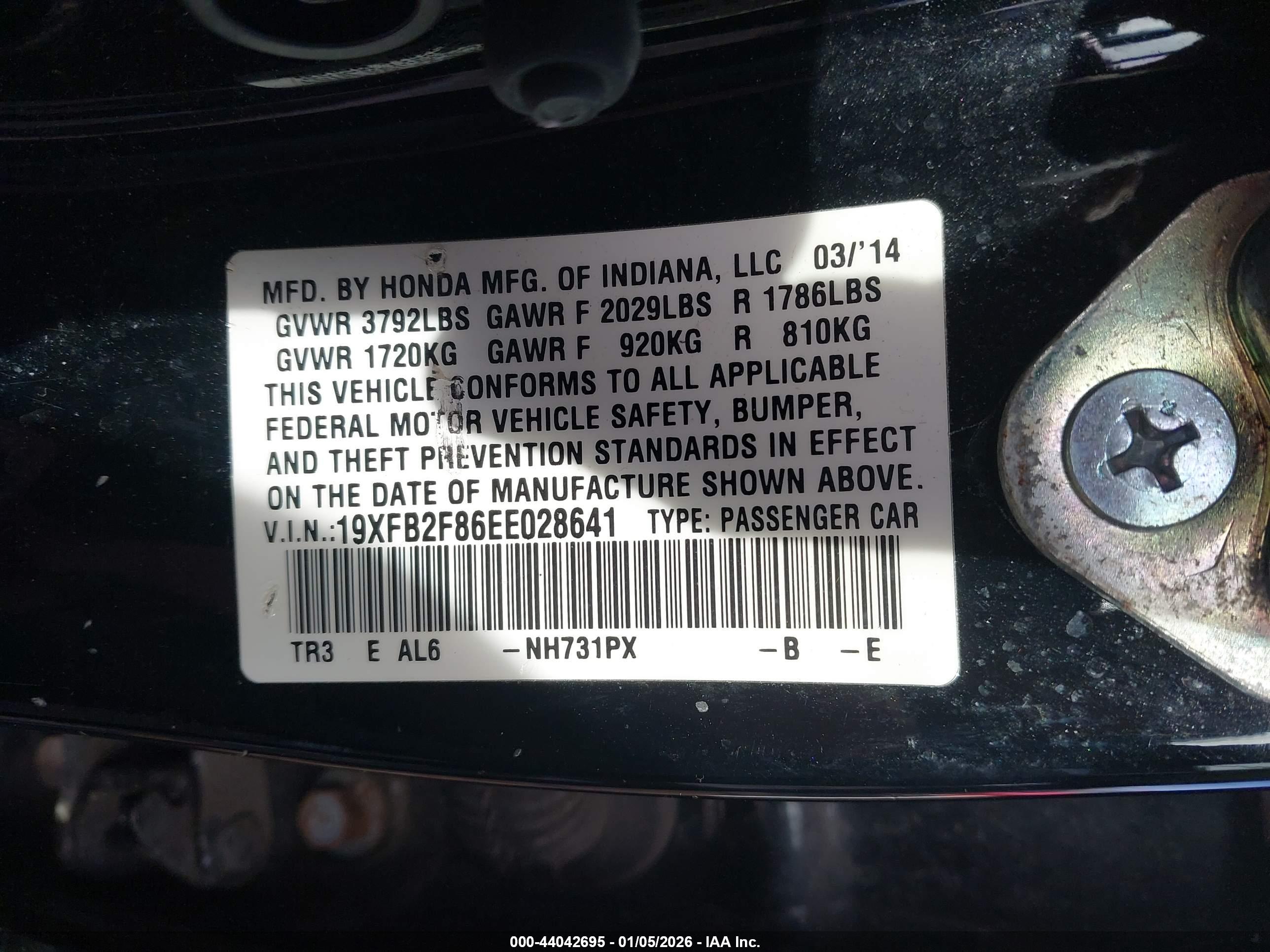 HONDA CIVIC image 9