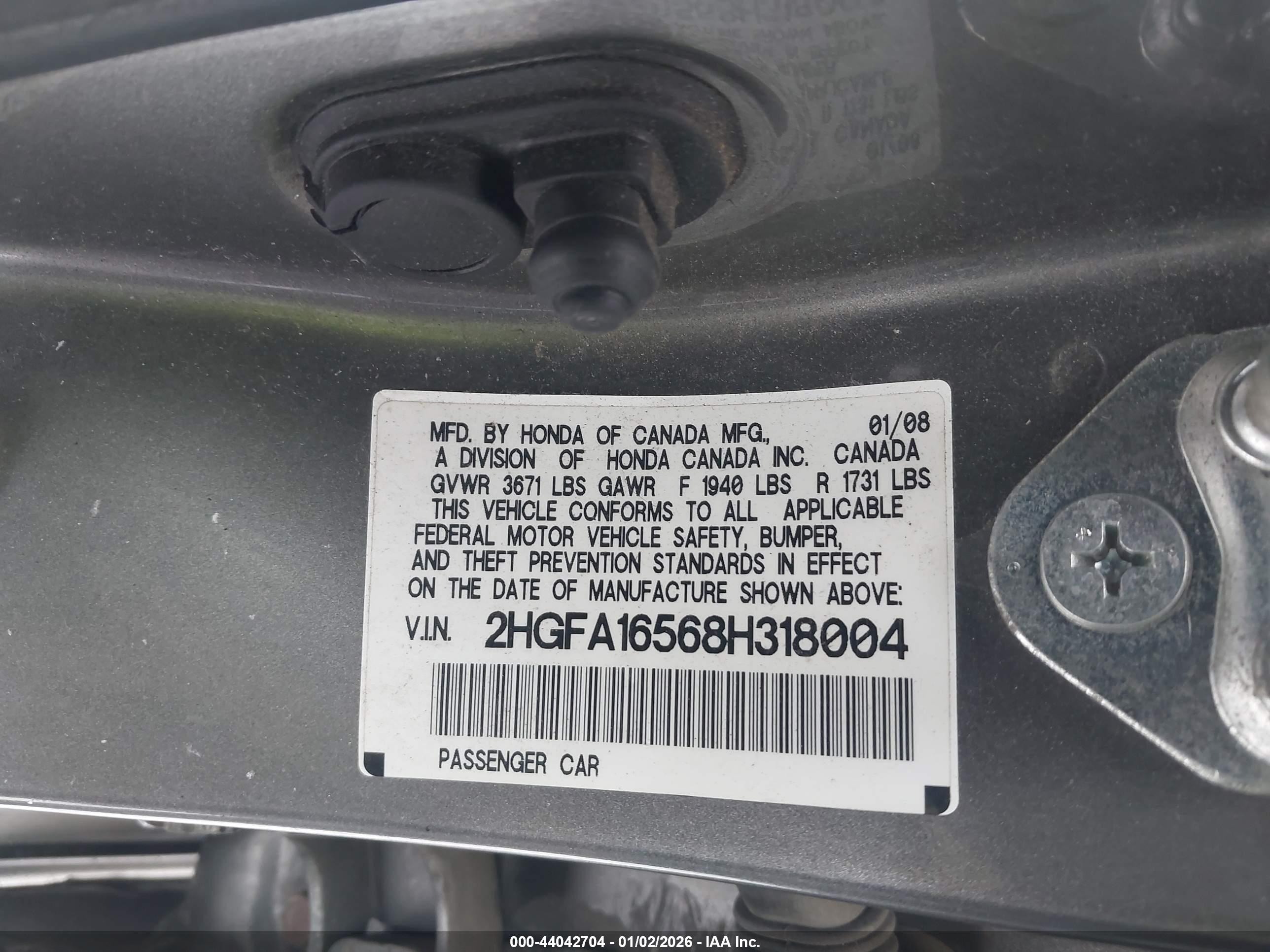 HONDA CIVIC image 9