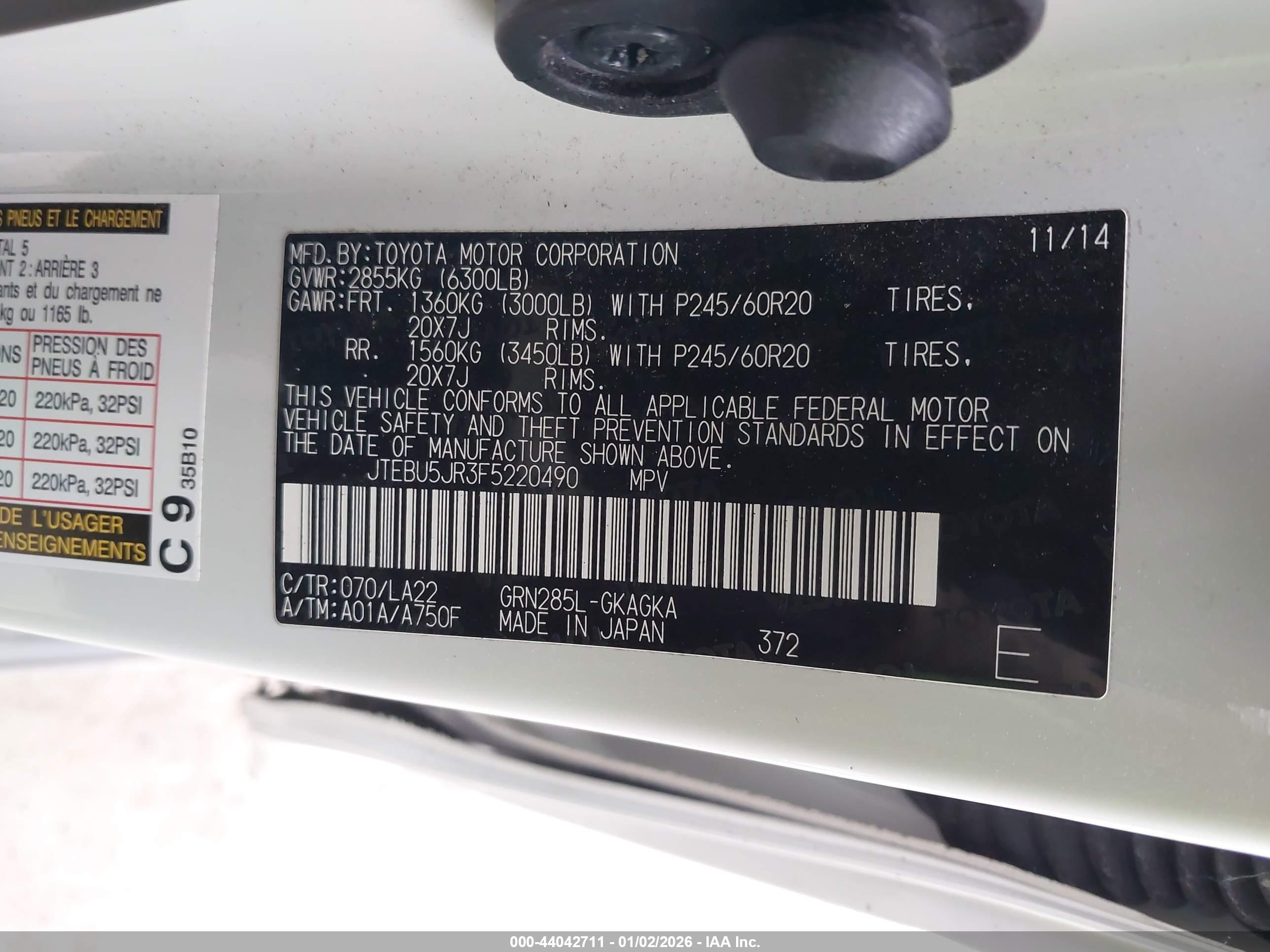 TOYOTA 4RUNNER image 9