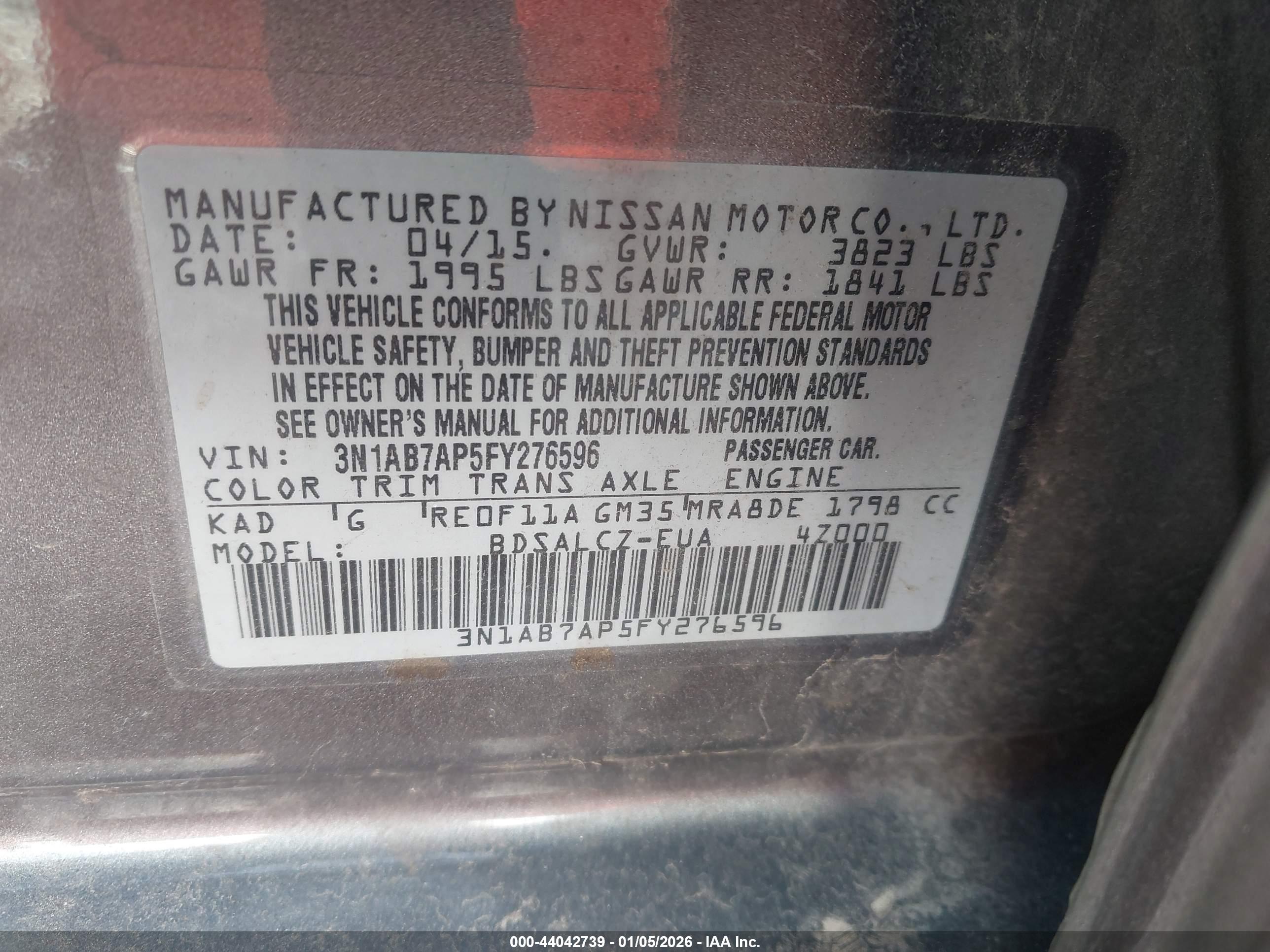 NISSAN SENTRA image 9