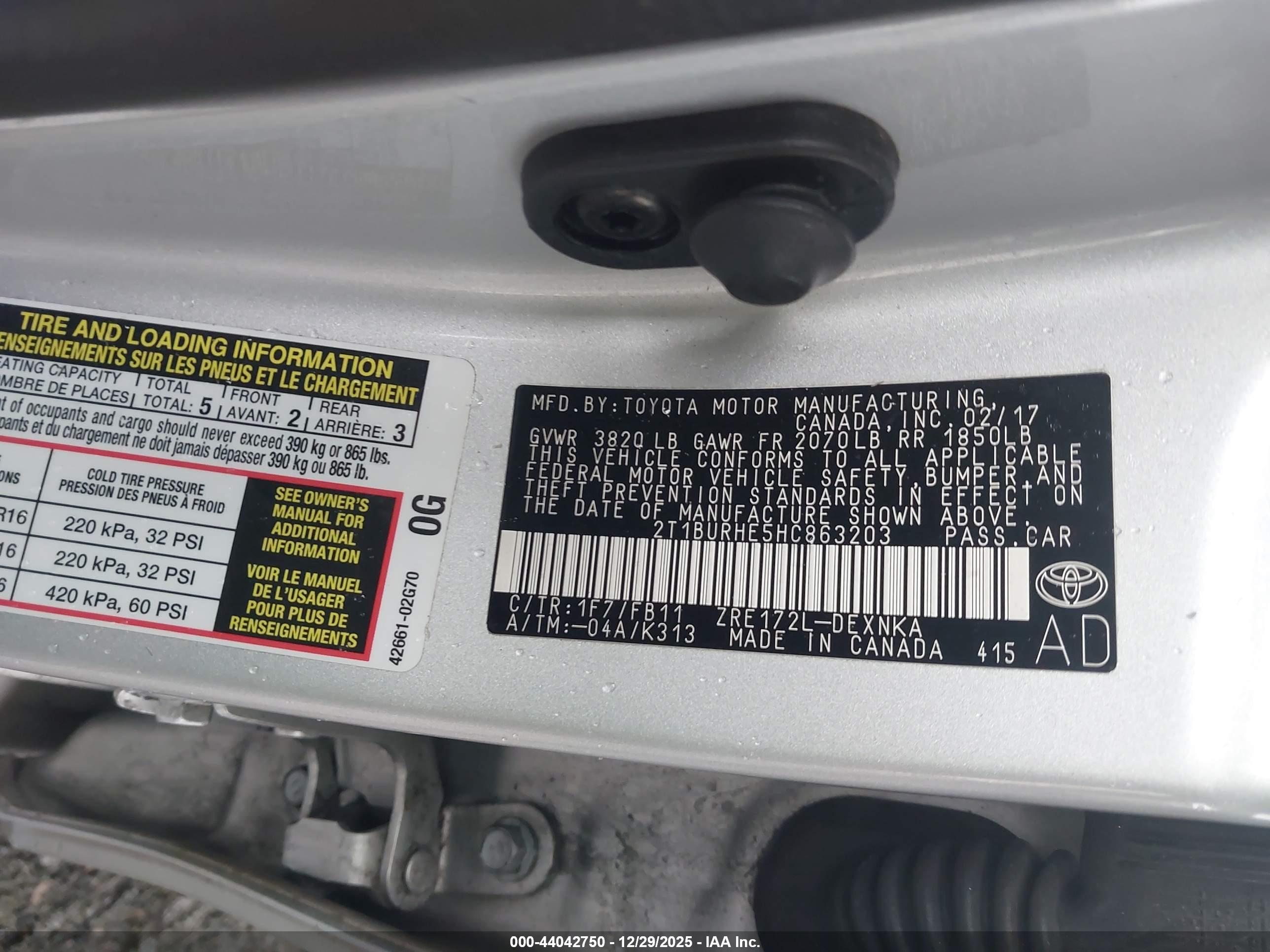 TOYOTA COROLLA image 9