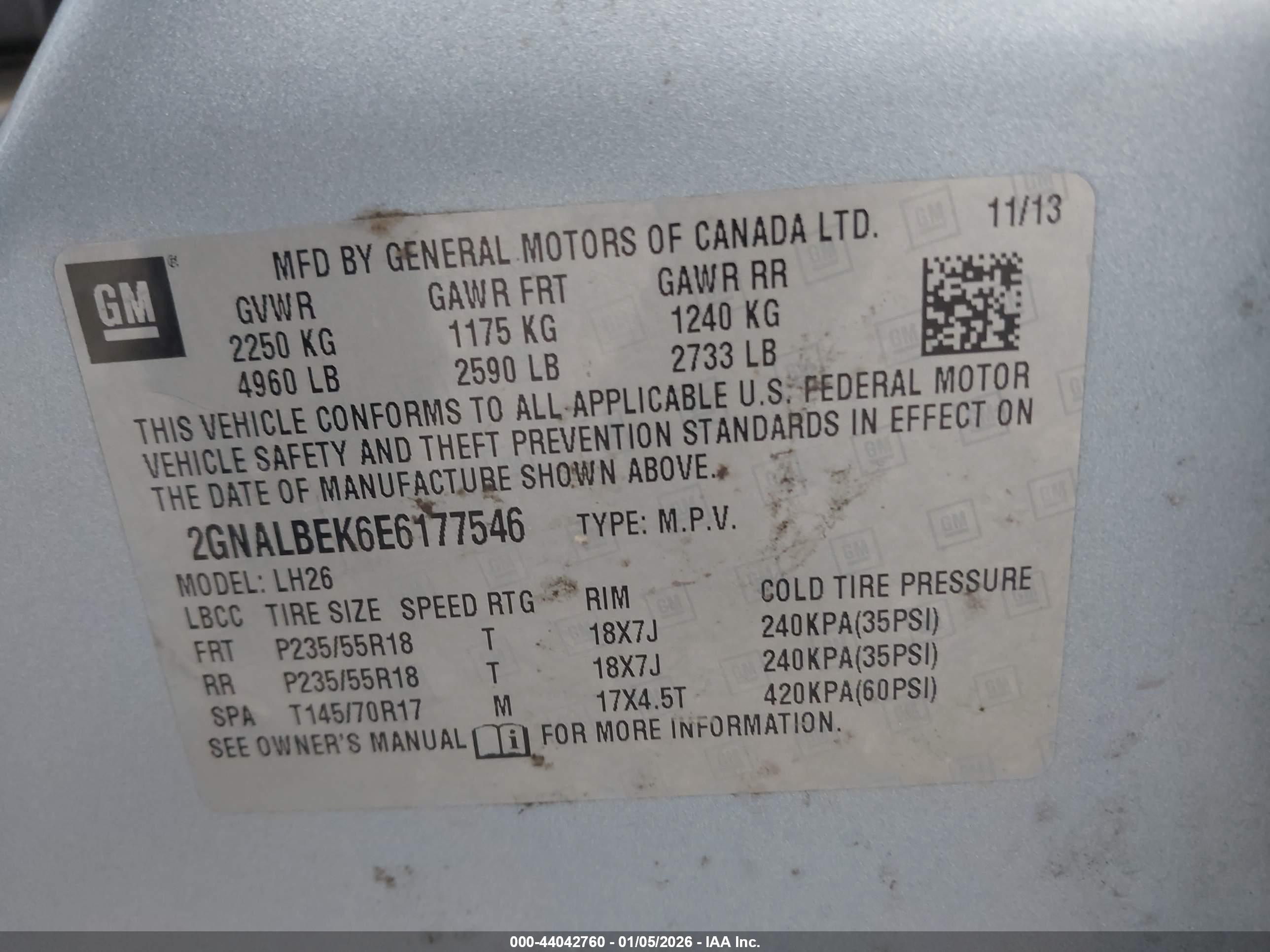 CHEVROLET EQUINOX image 9