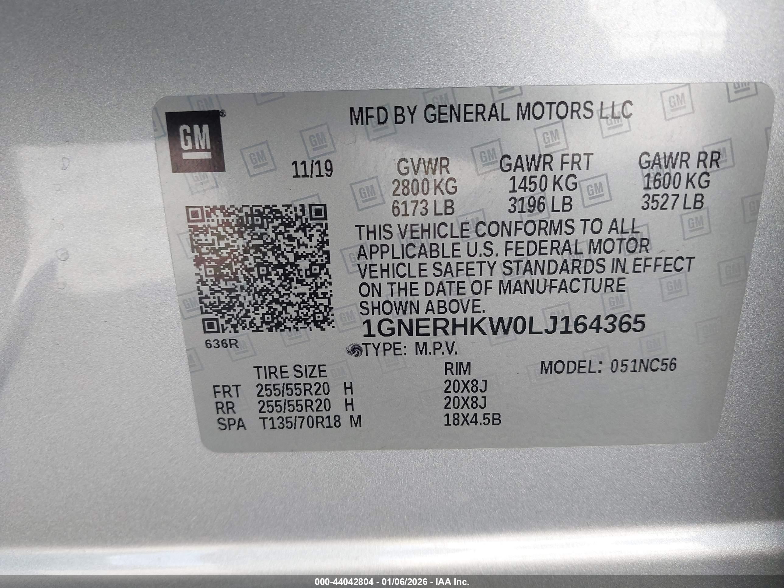 CHEVROLET TRAVERSE image 9