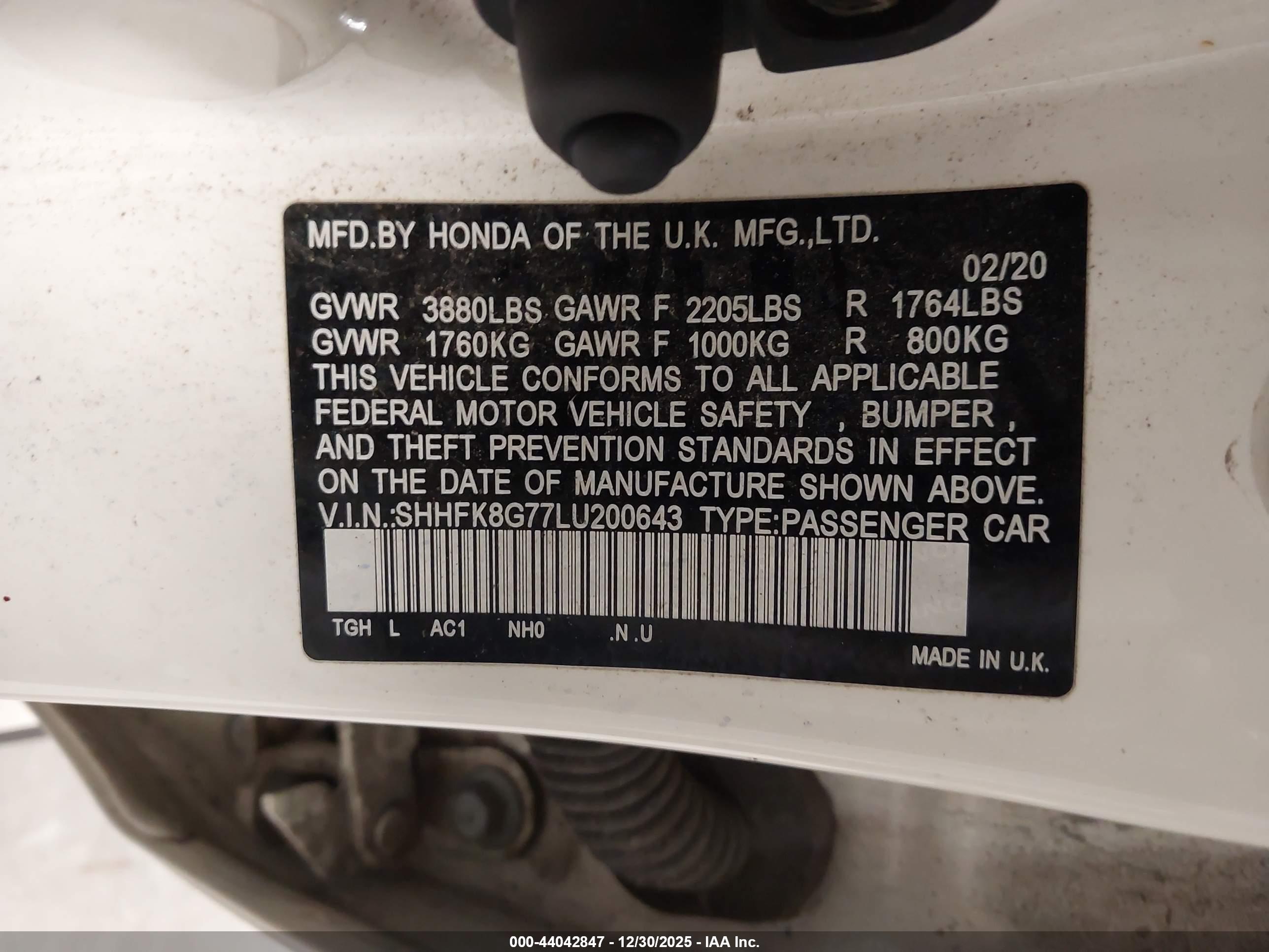 HONDA CIVIC image 9