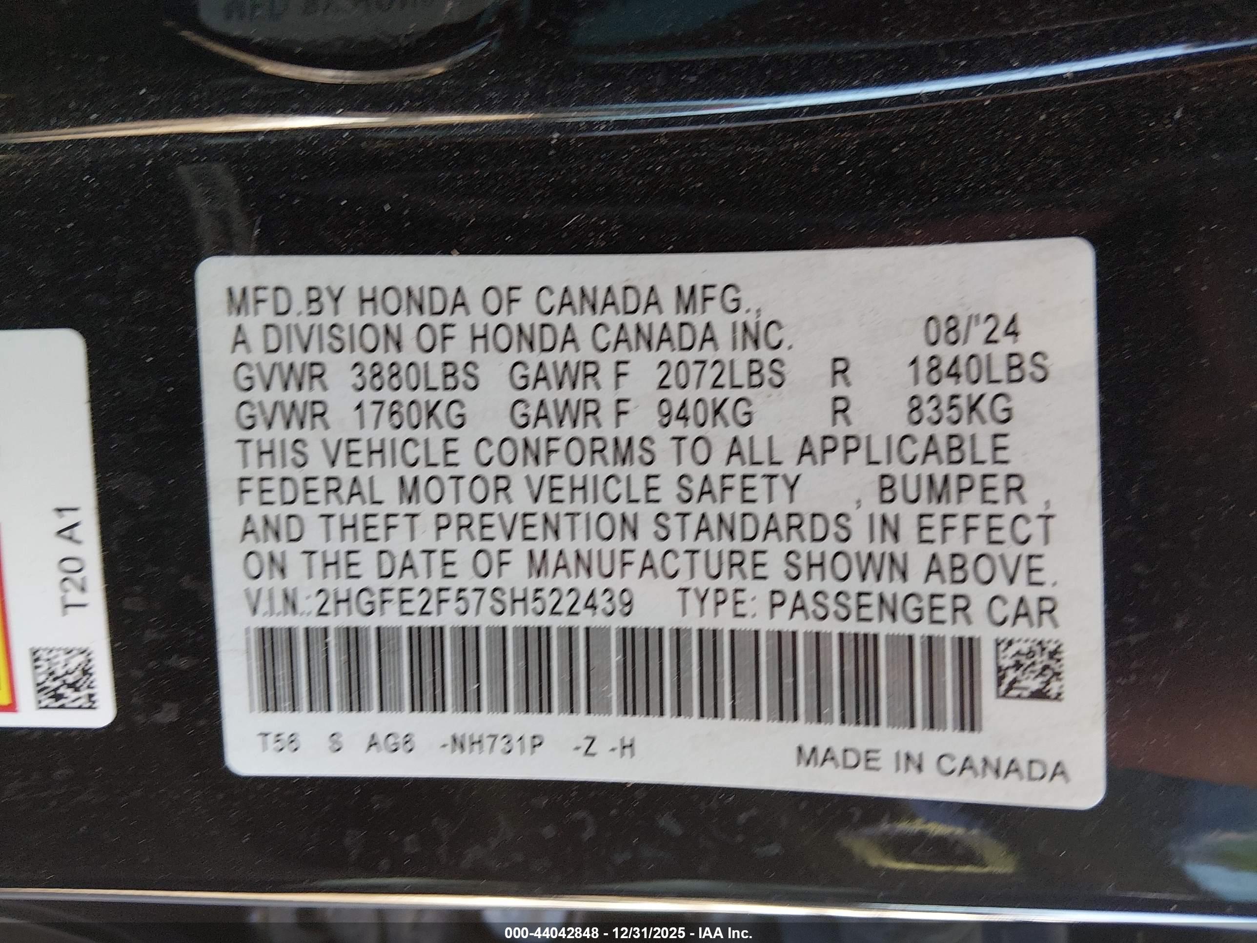 HONDA CIVIC image 9