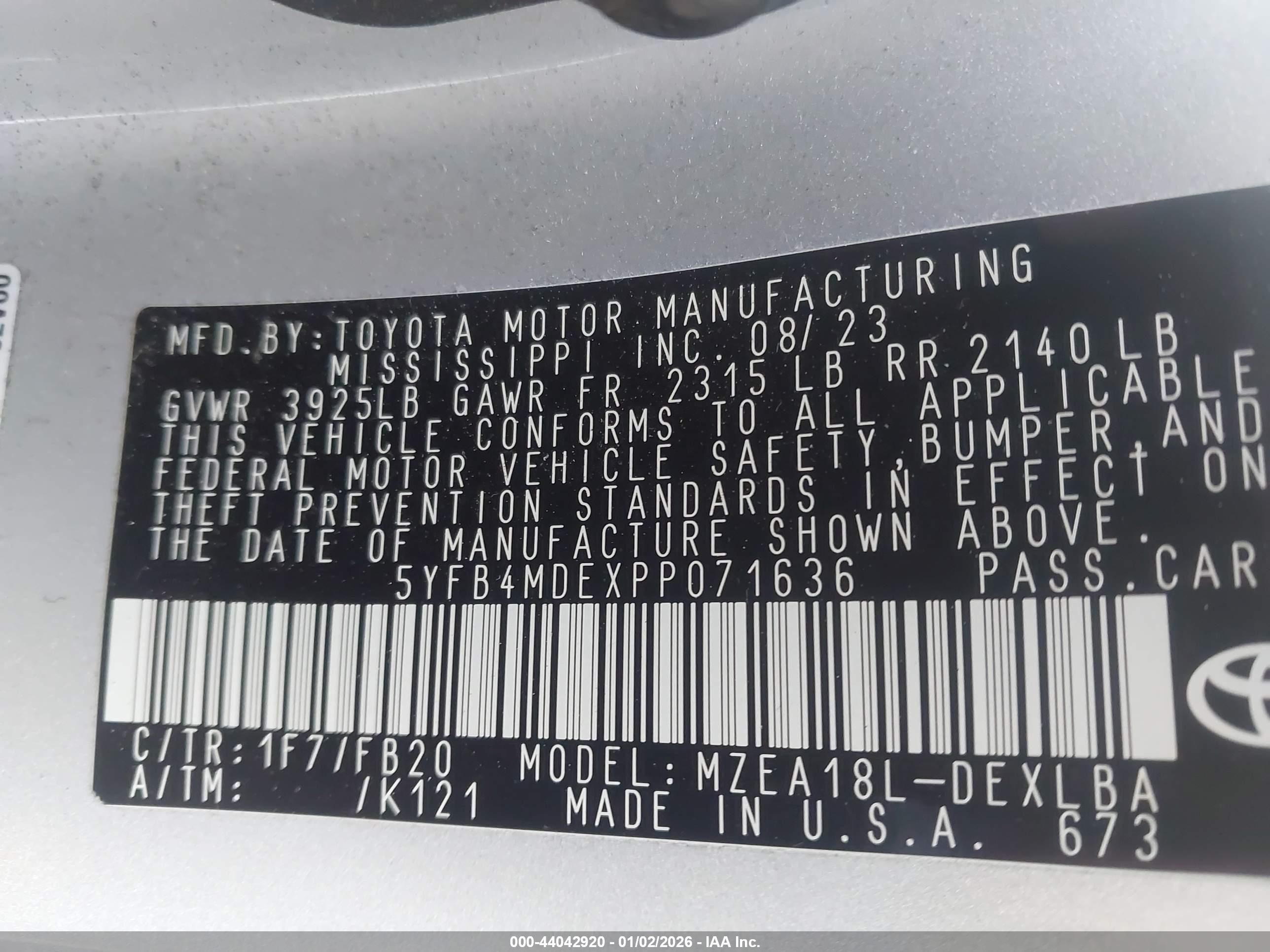 TOYOTA COROLLA image 9