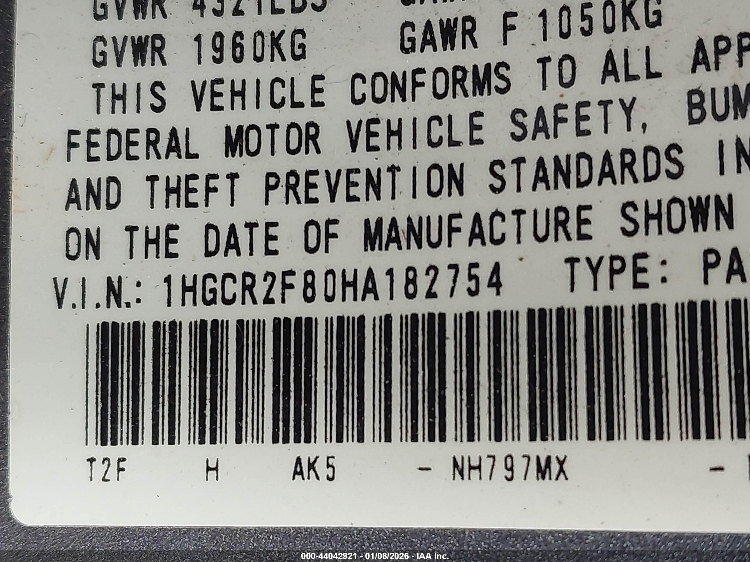 HONDA ACCORD image 9