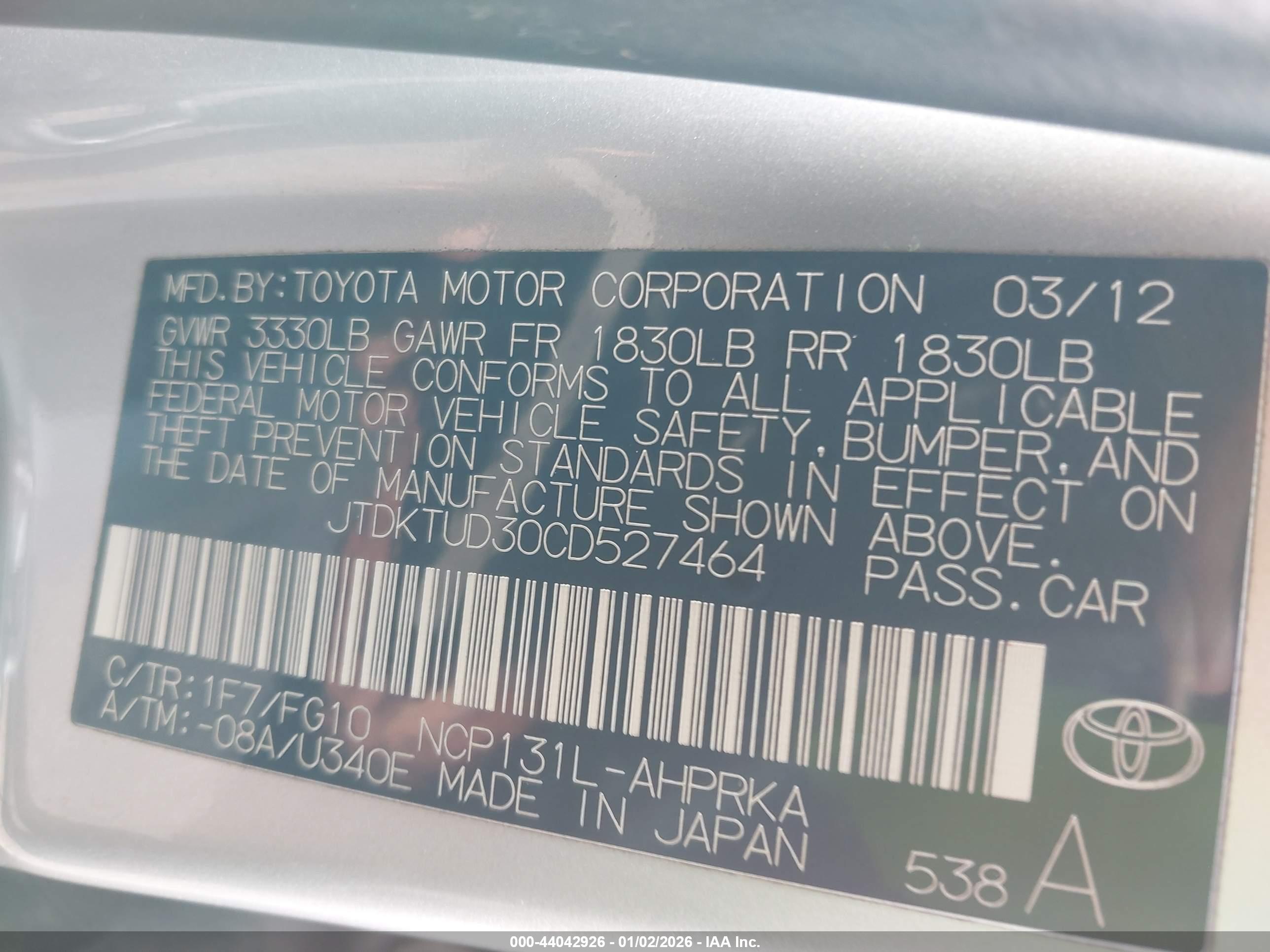 TOYOTA YARIS image 9