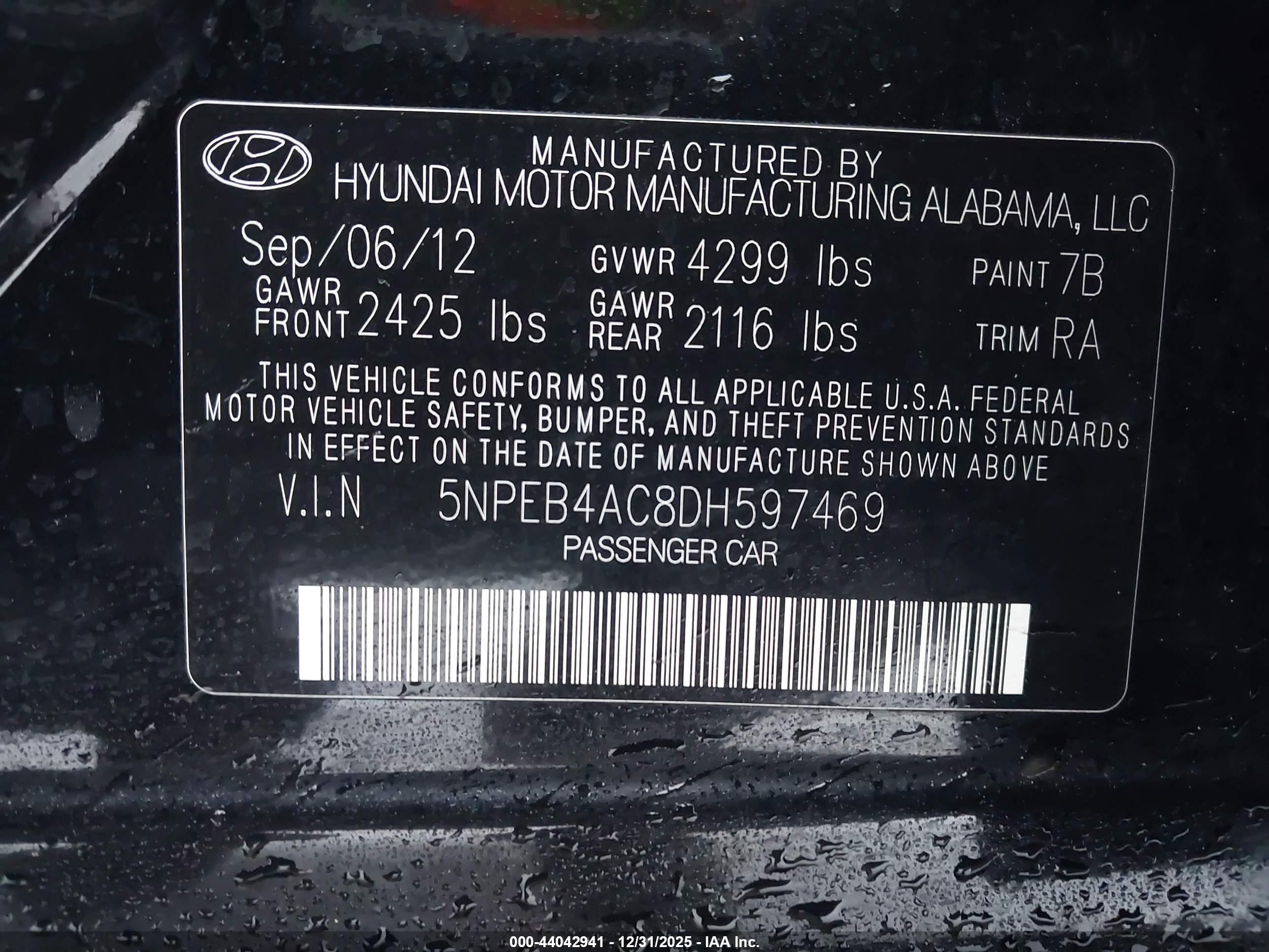 HYUNDAI SONATA image 9