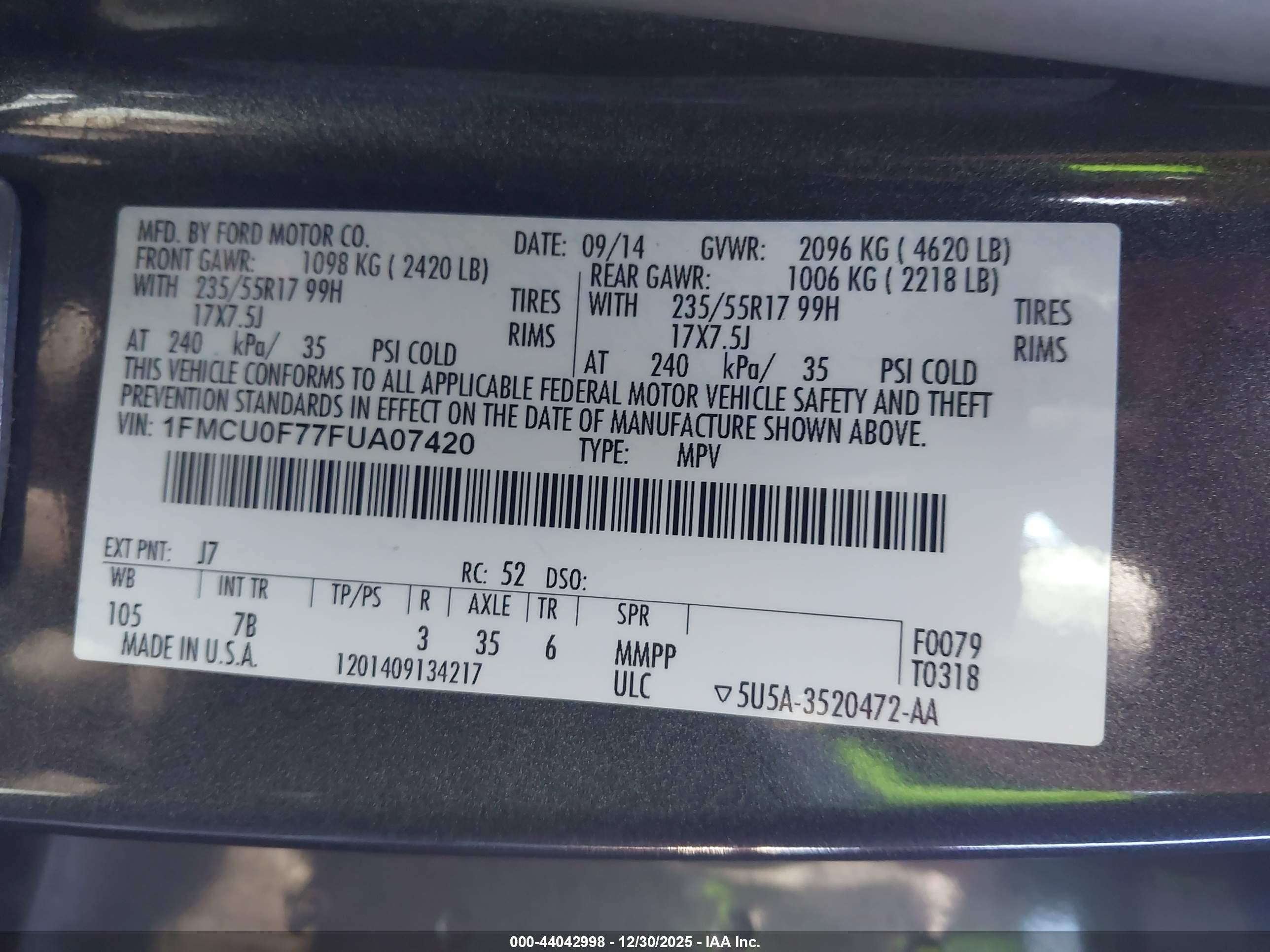 FORD ESCAPE image 9