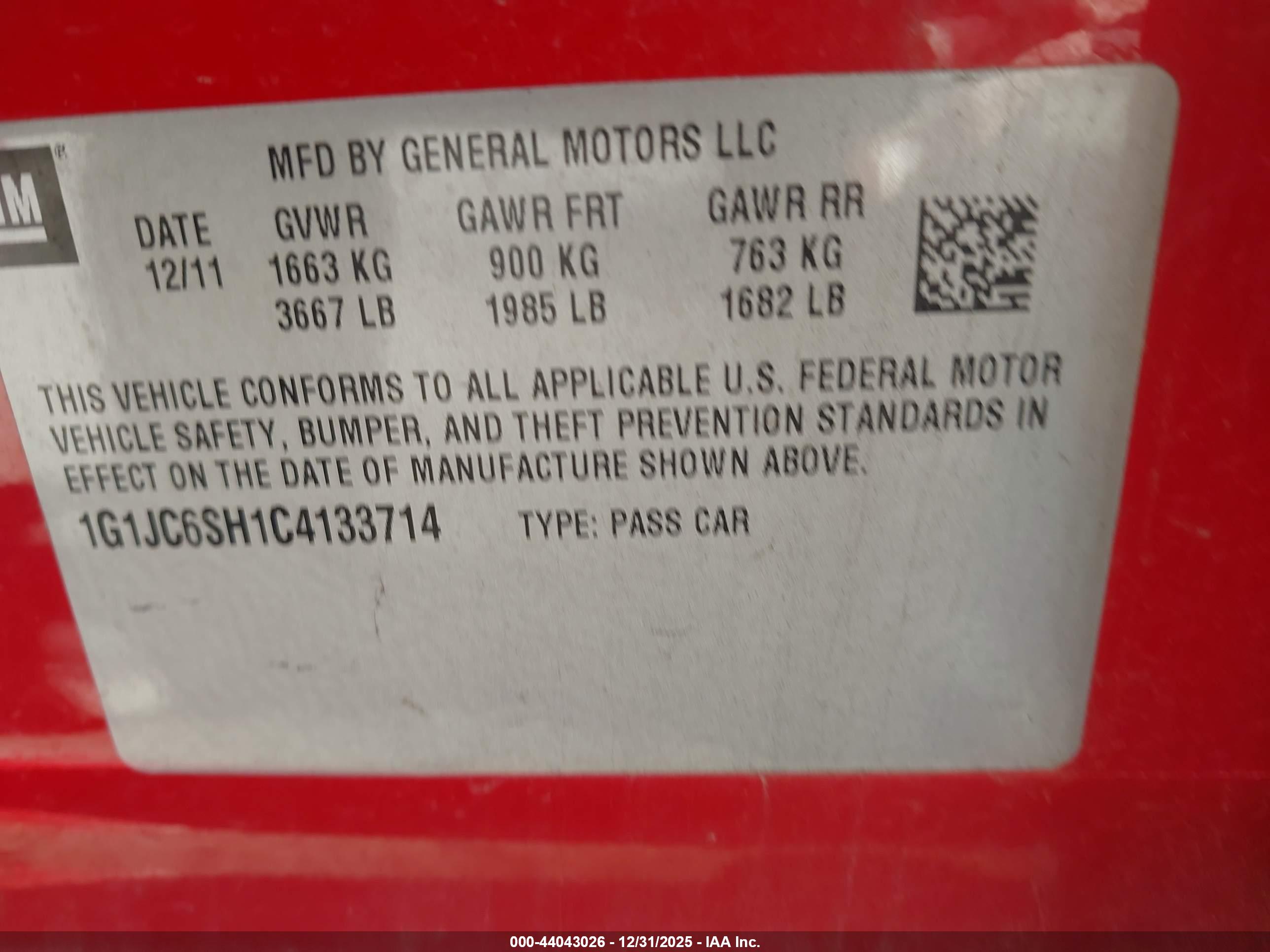 CHEVROLET SONIC image 9