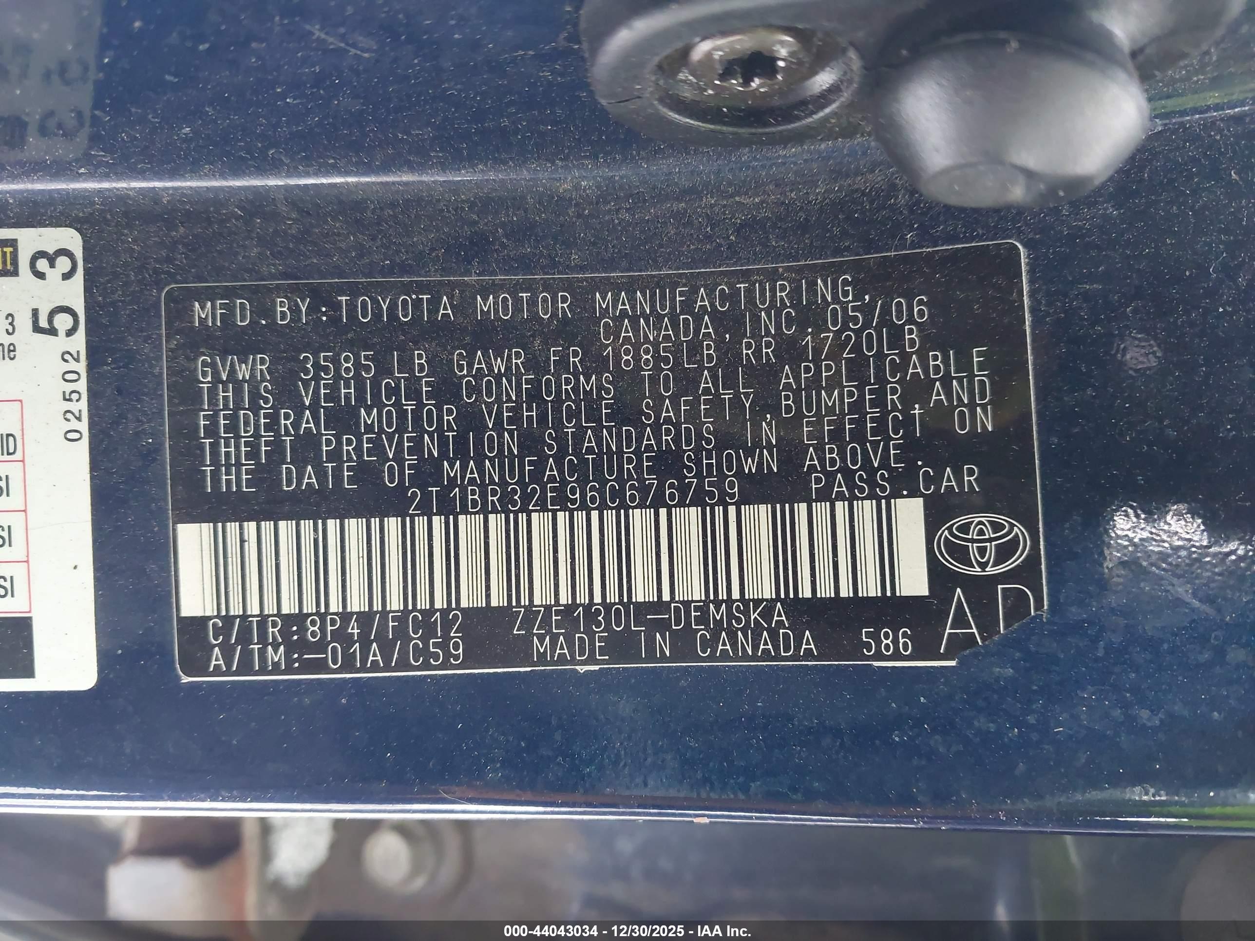 TOYOTA COROLLA image 9