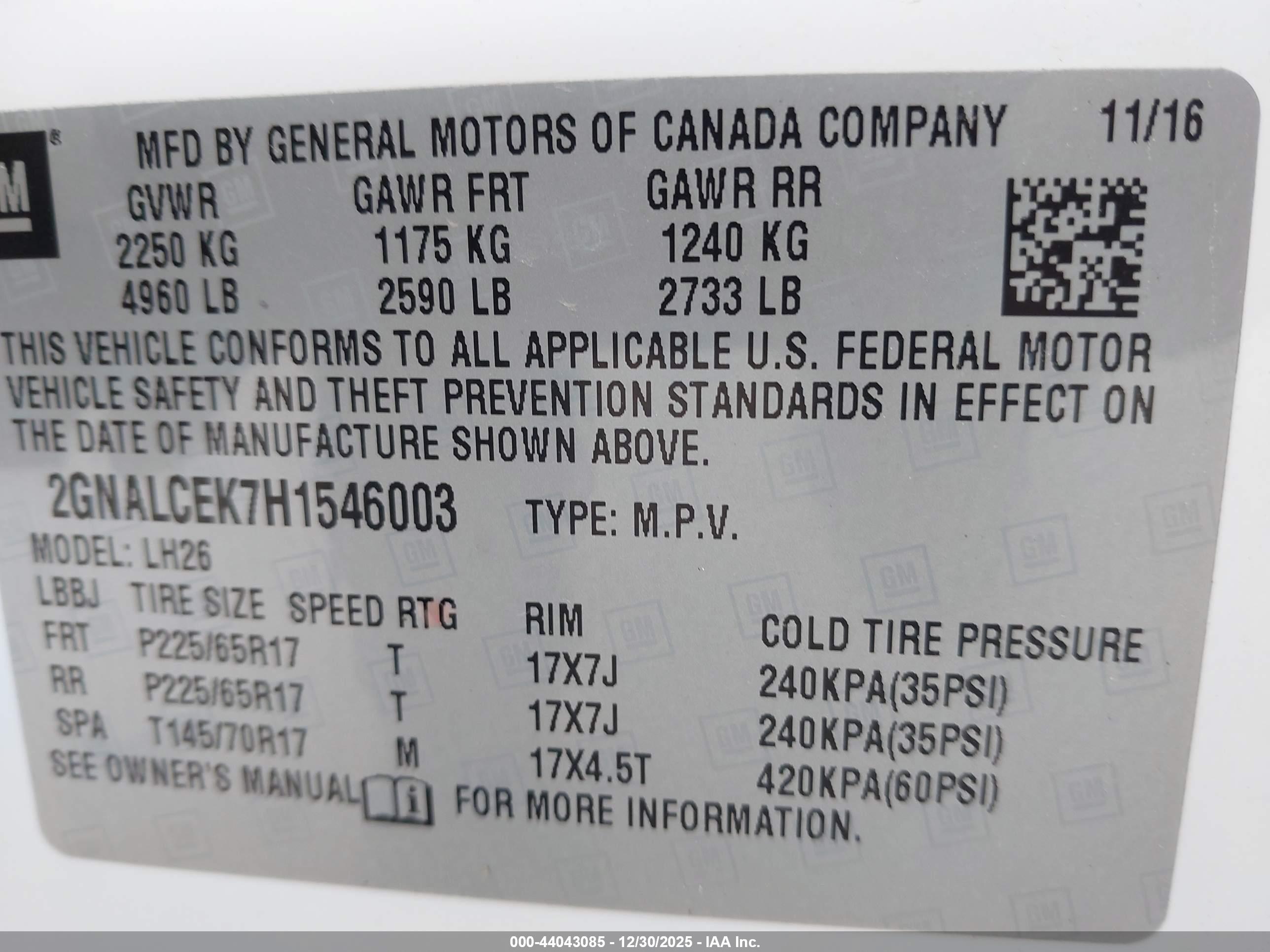 CHEVROLET EQUINOX image 9