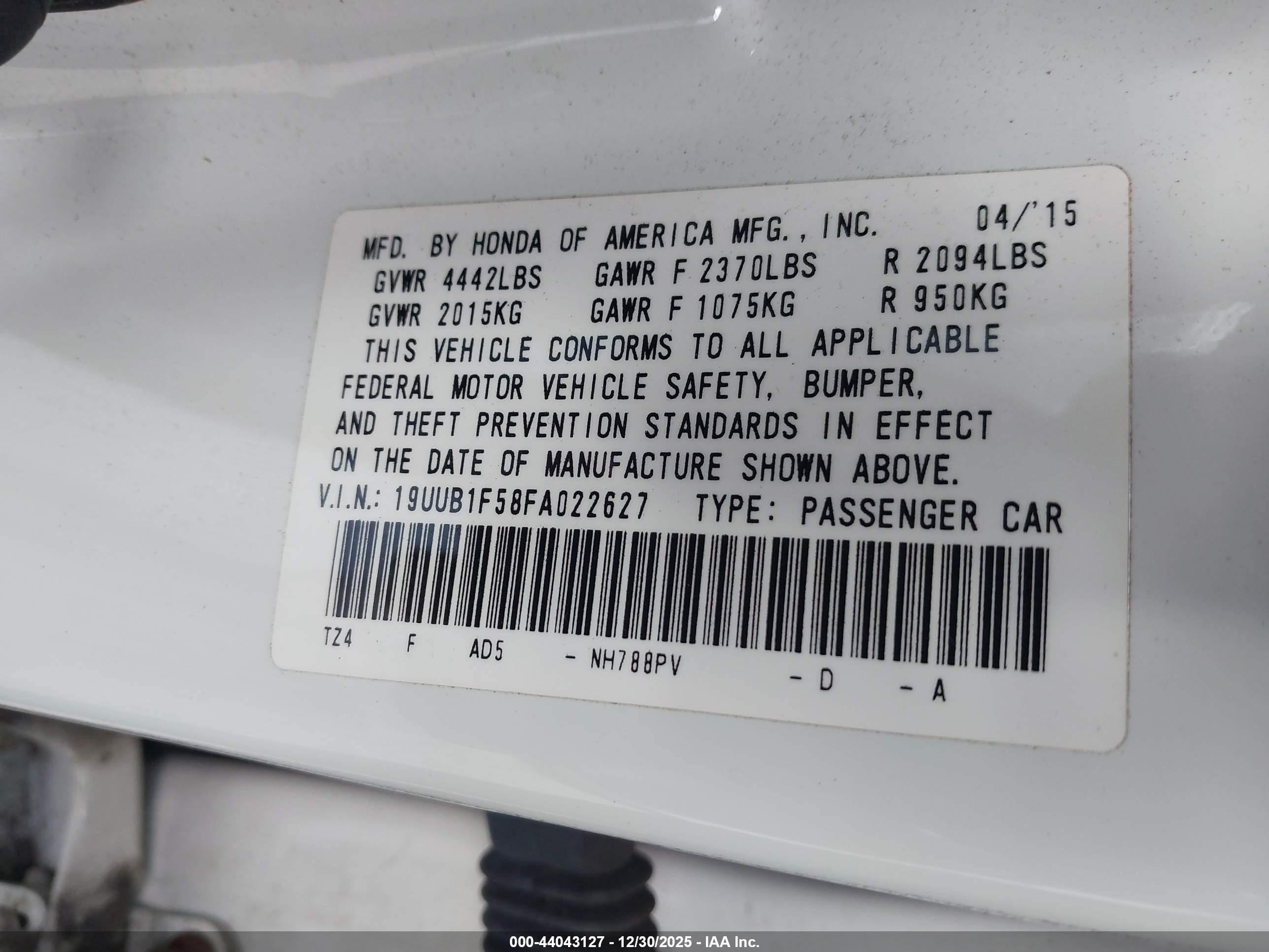 ACURA TLX image 9
