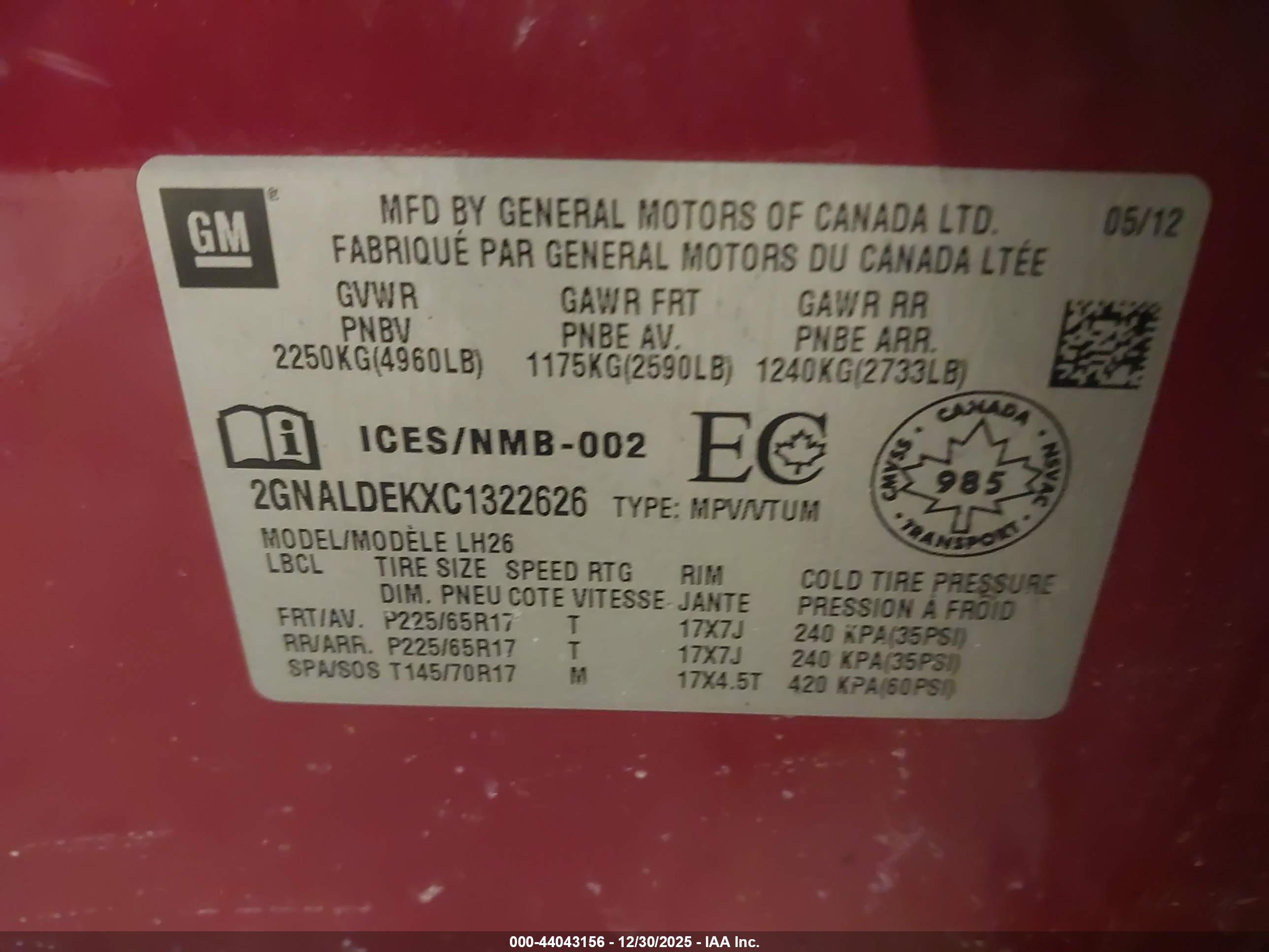 CHEVROLET EQUINOX image 9