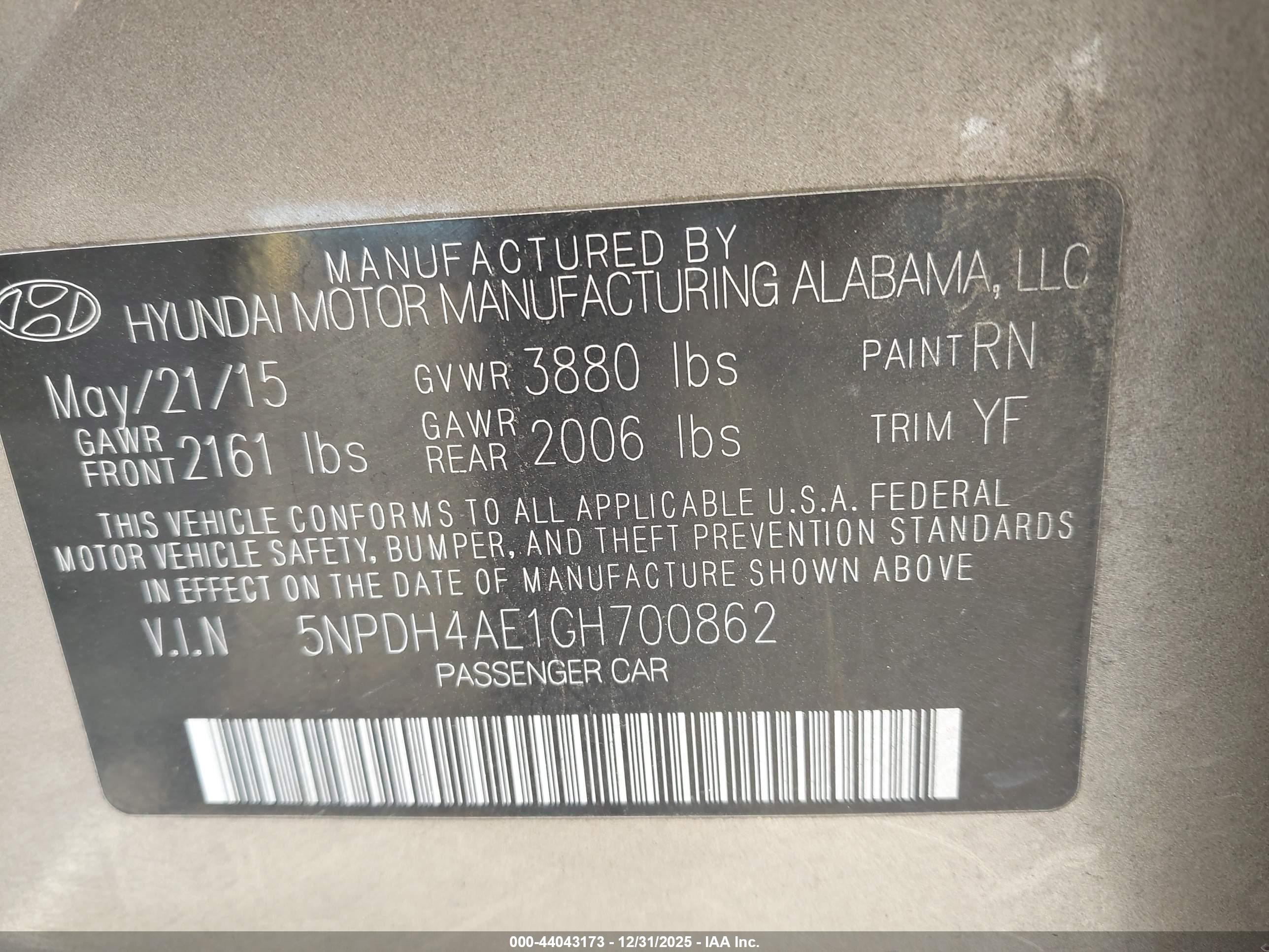 HYUNDAI ELANTRA image 9
