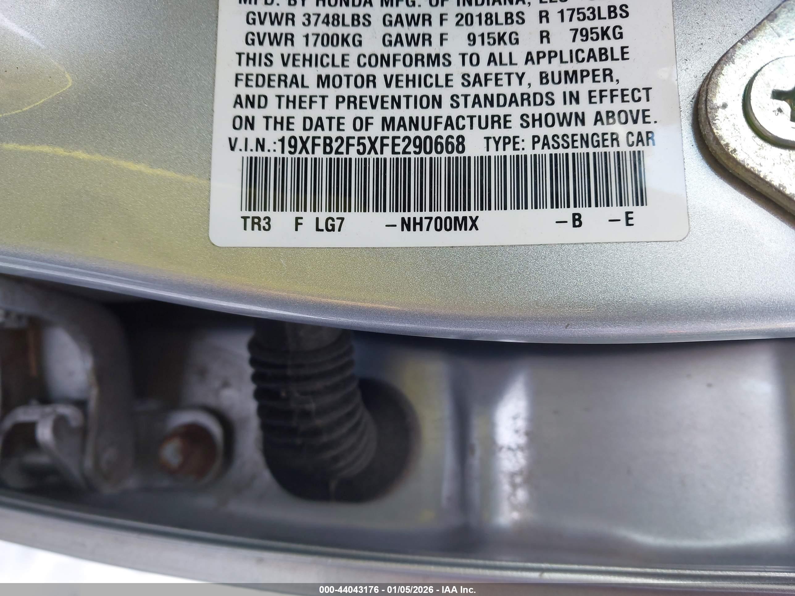 HONDA CIVIC image 9