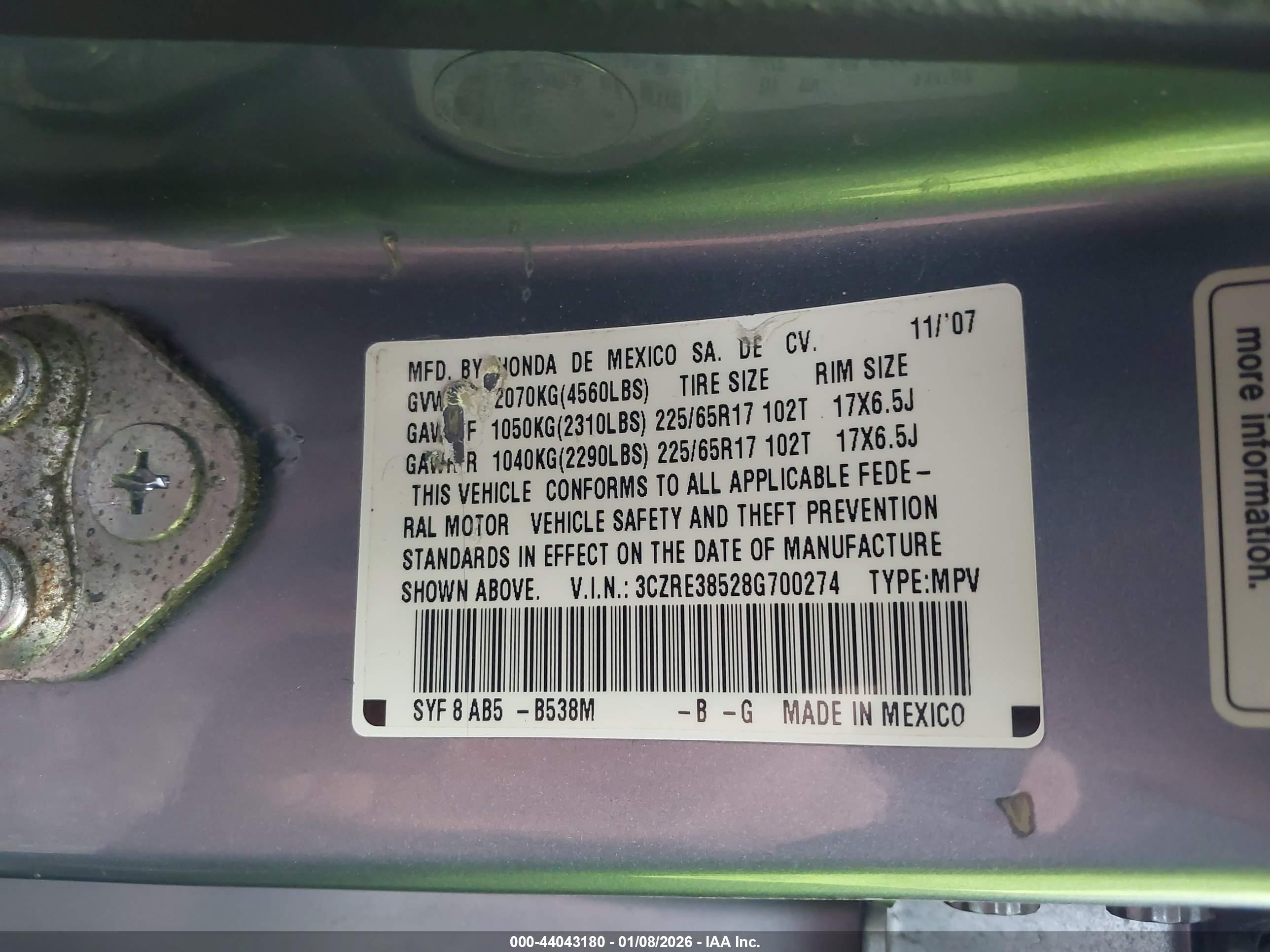 HONDA CR-V image 9