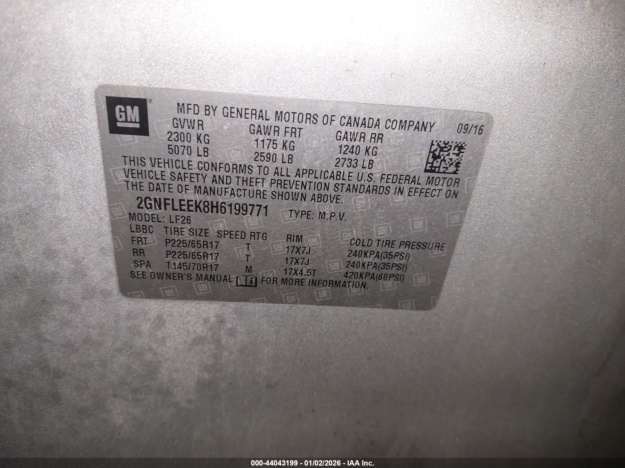 CHEVROLET EQUINOX image 9