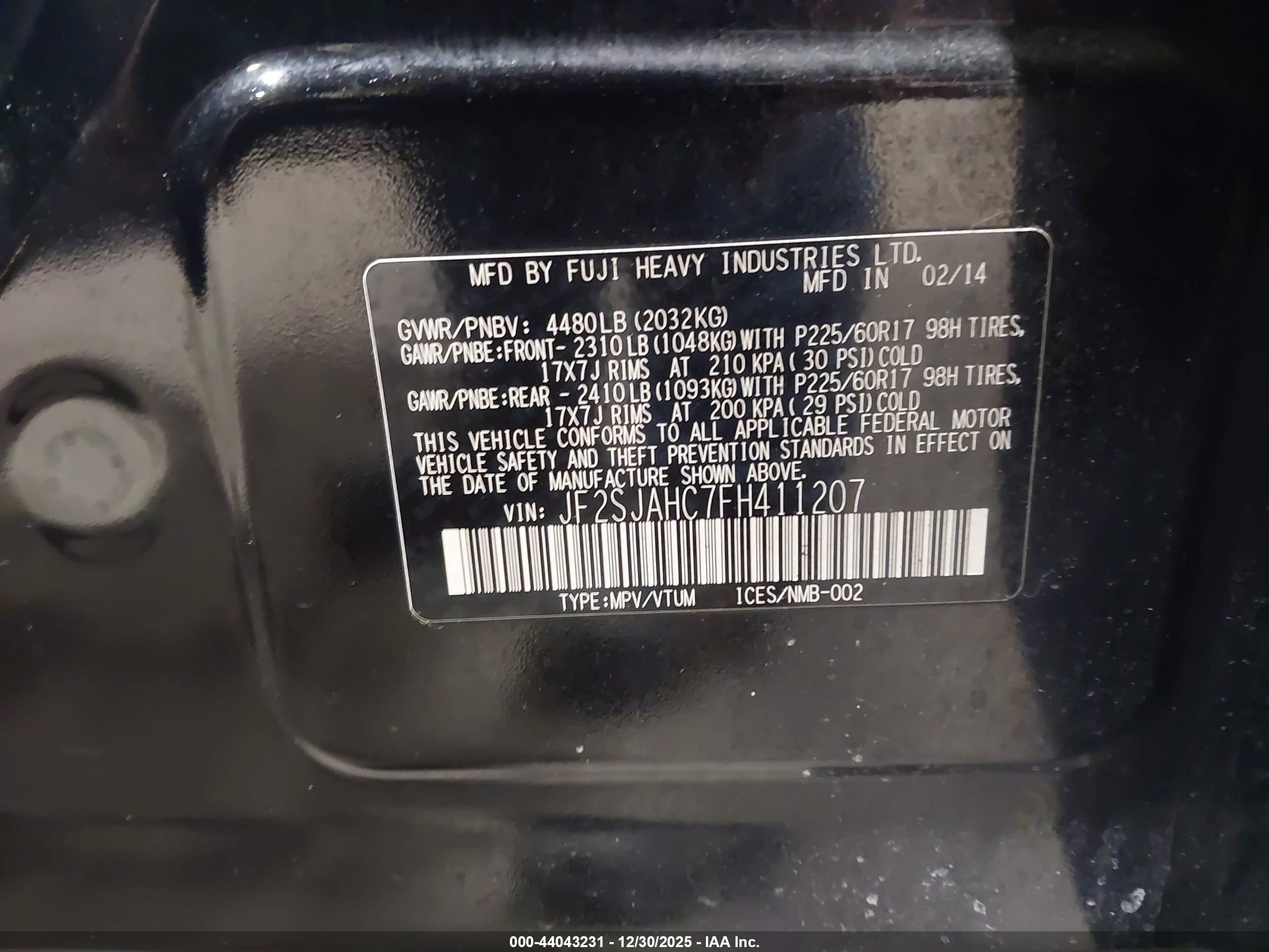 SUBARU FORESTER image 9