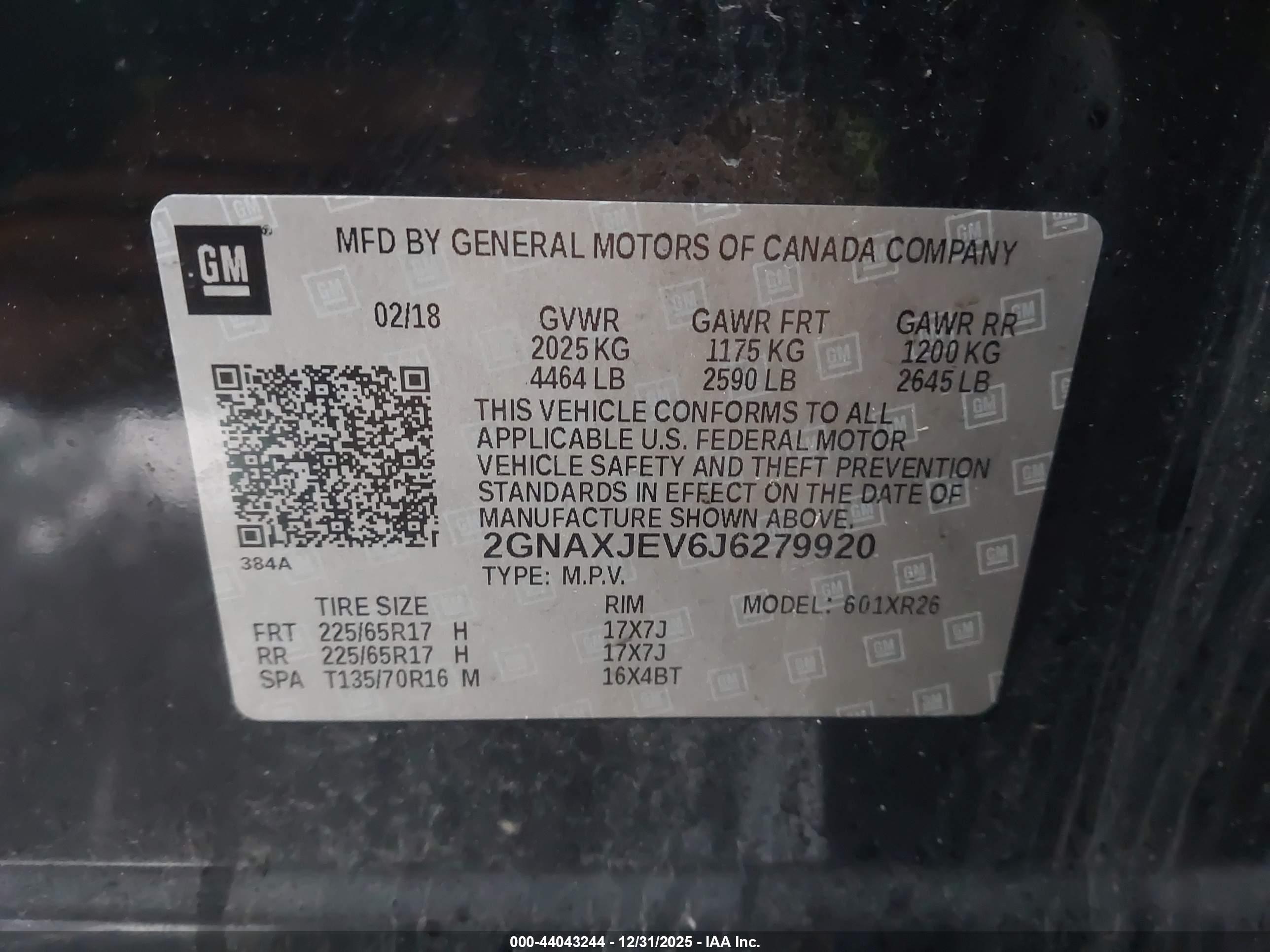 CHEVROLET EQUINOX image 9