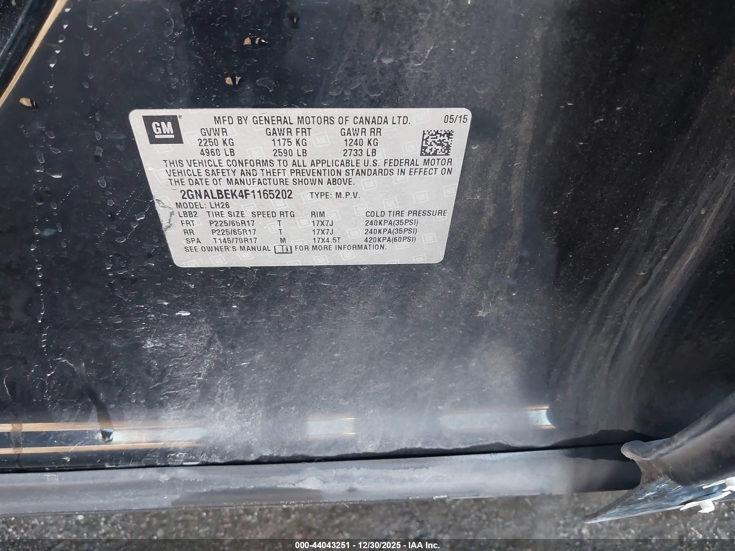 CHEVROLET EQUINOX image 9