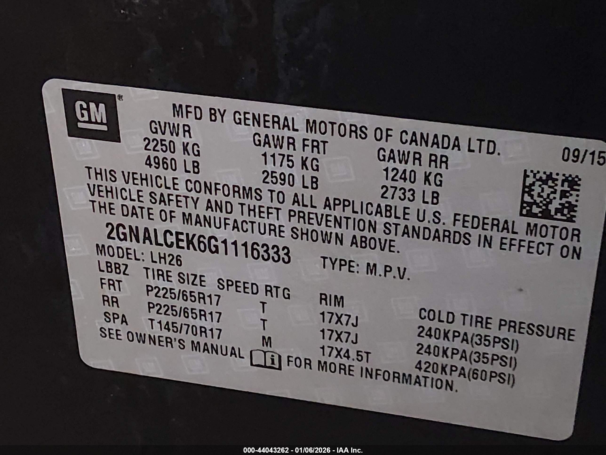 CHEVROLET EQUINOX image 9