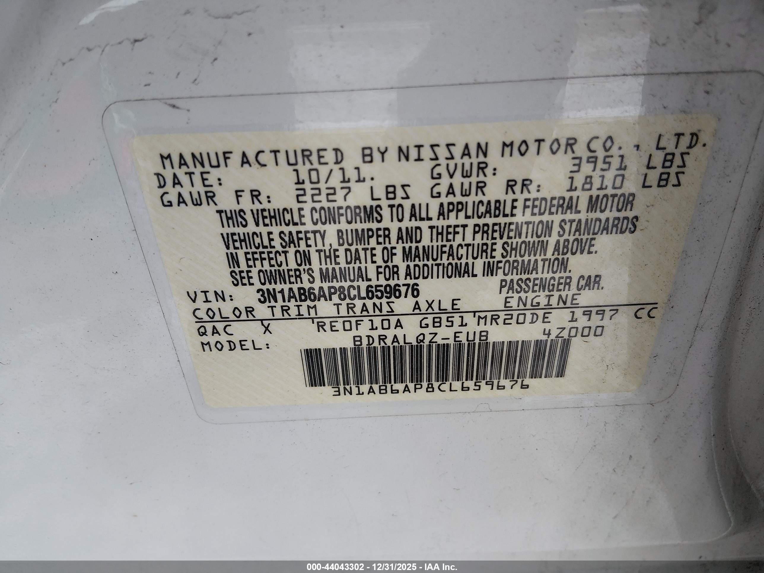 NISSAN SENTRA image 9