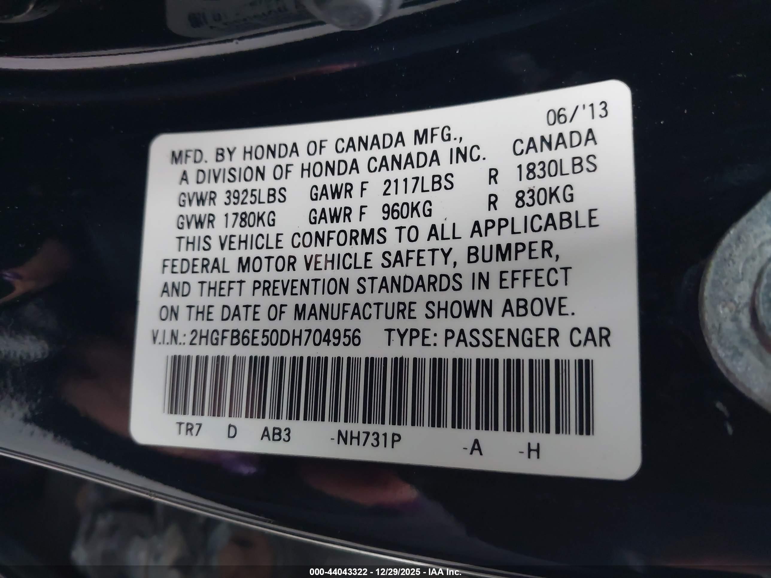 HONDA CIVIC image 9