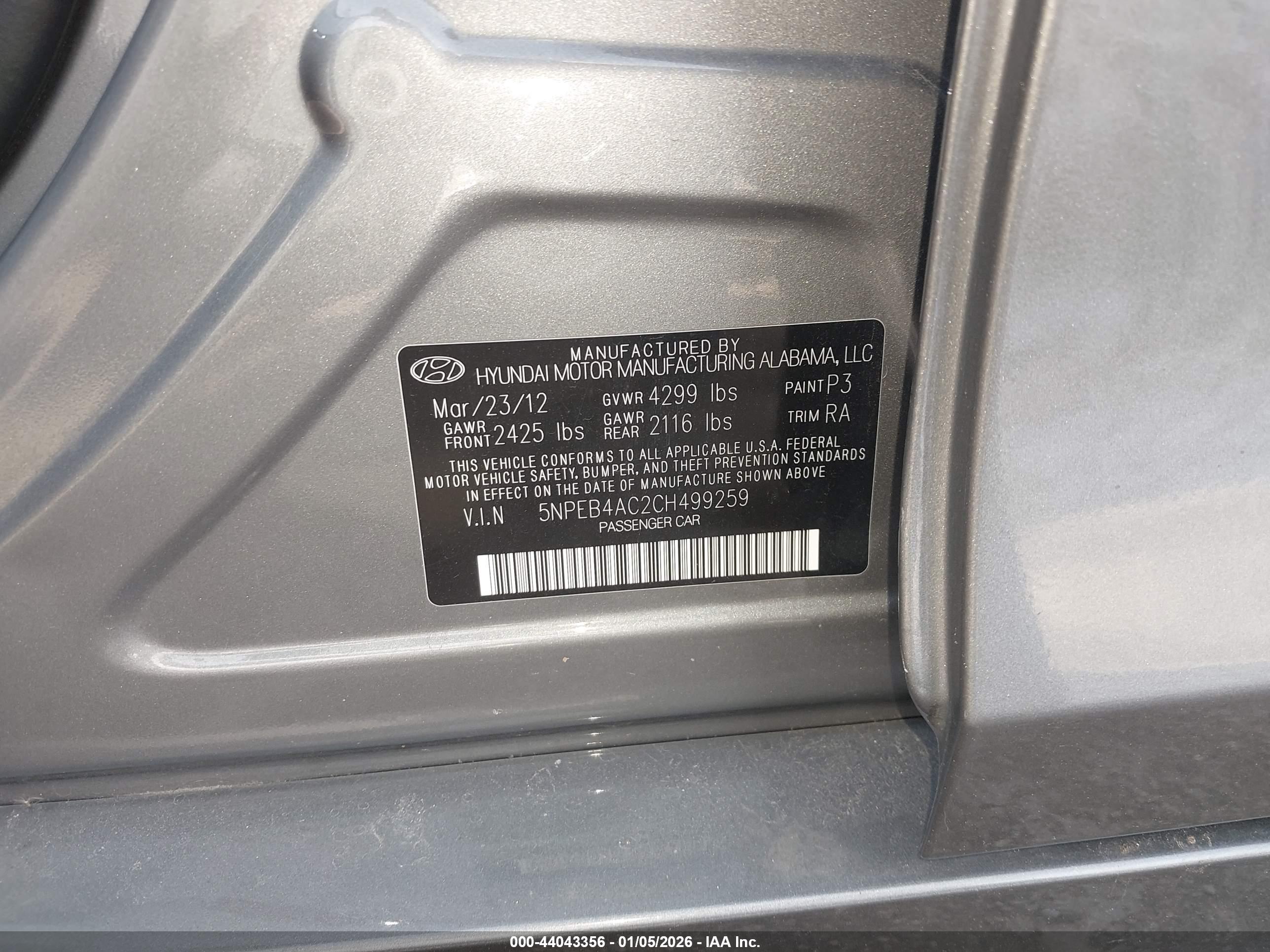 HYUNDAI SONATA image 9