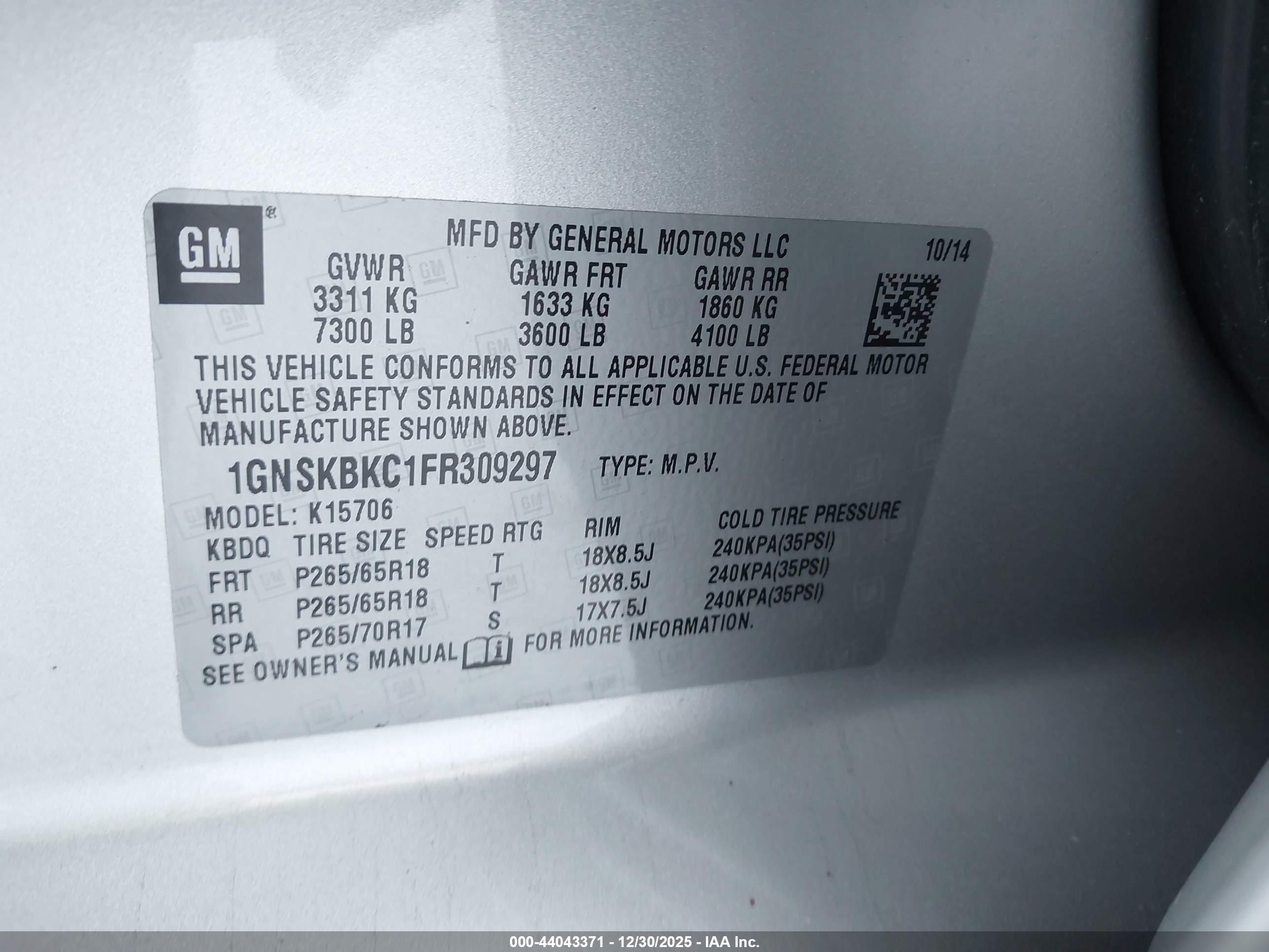 CHEVROLET TAHOE image 9