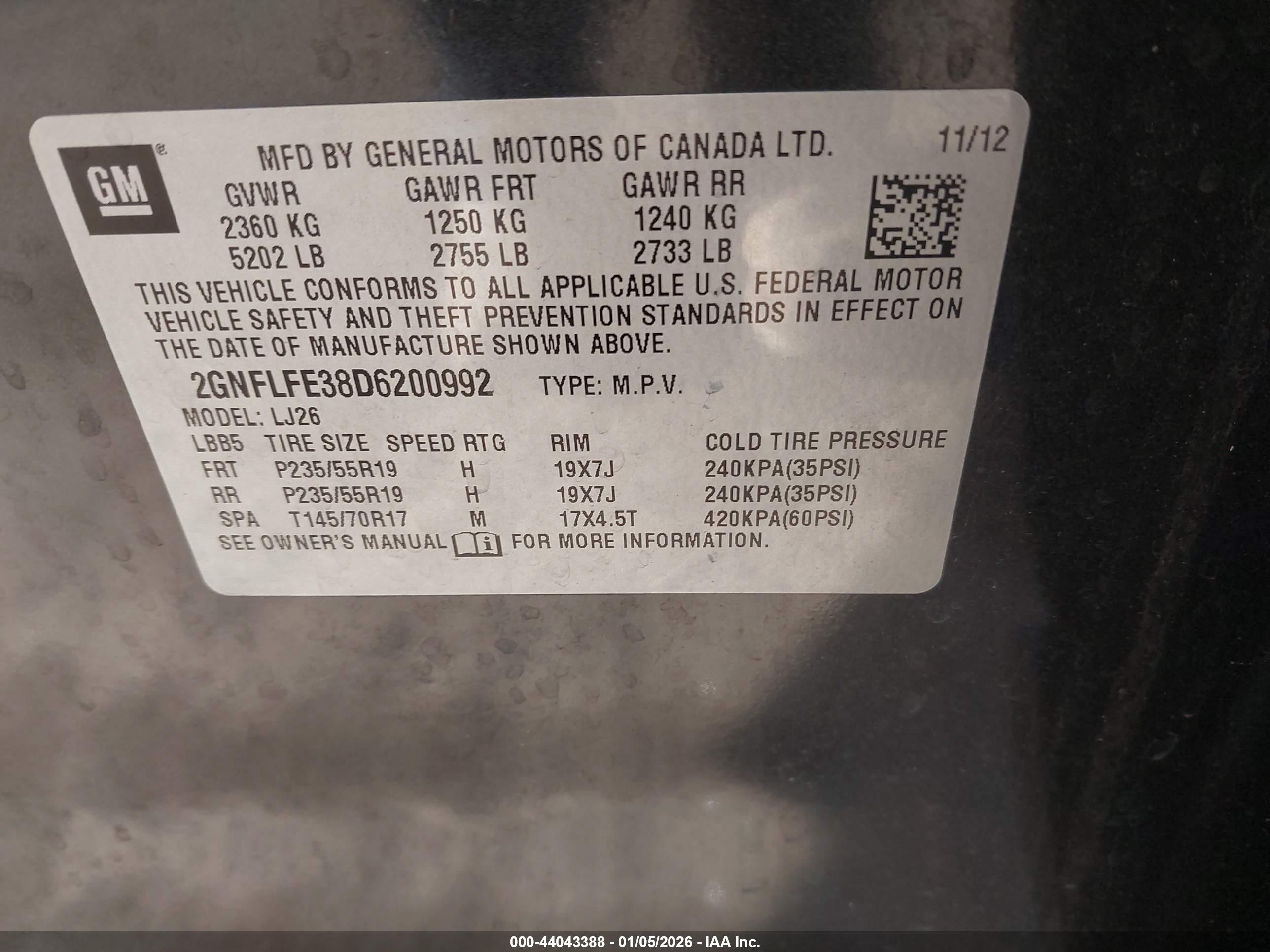 CHEVROLET EQUINOX image 9