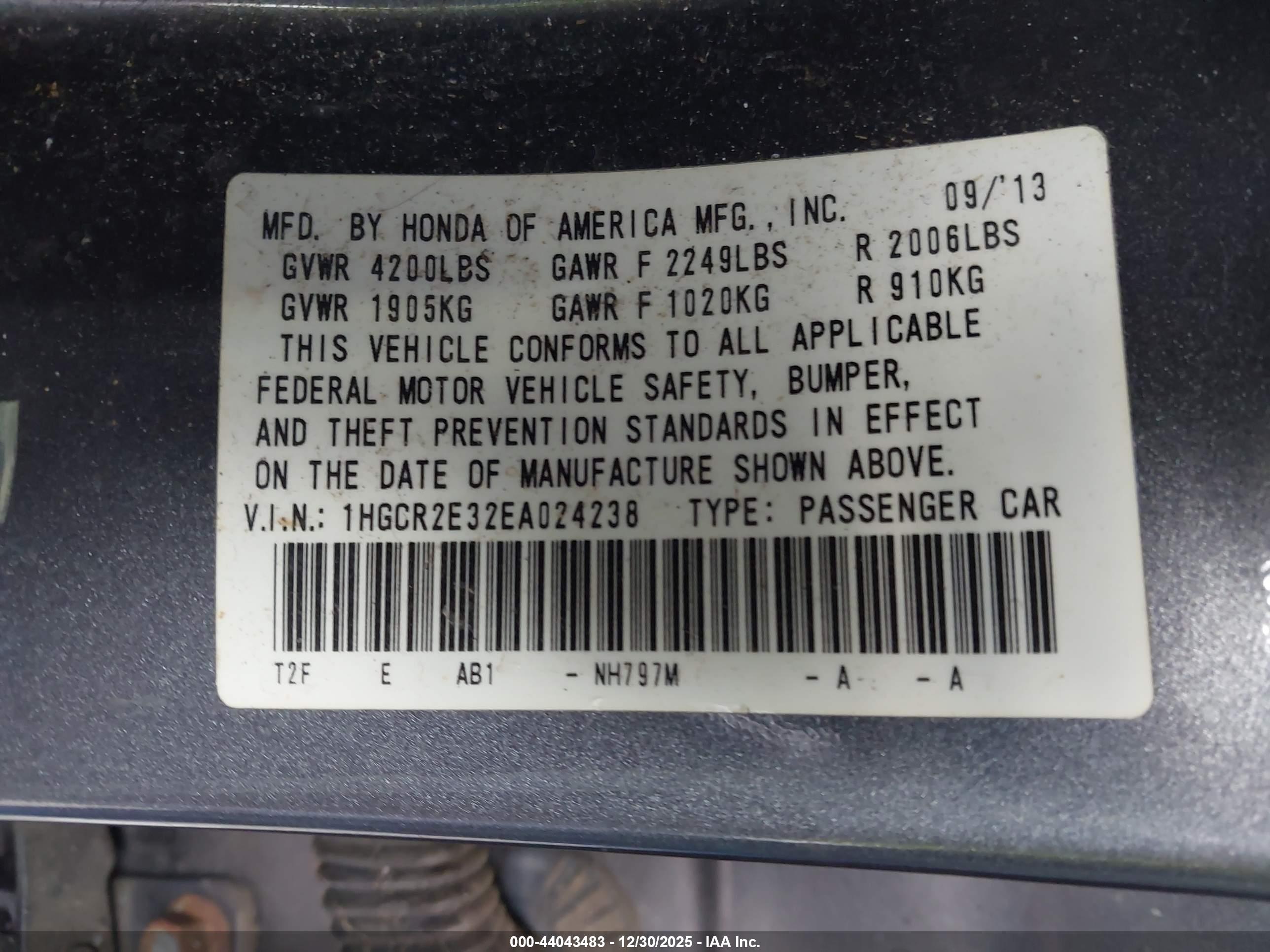 HONDA ACCORD image 9