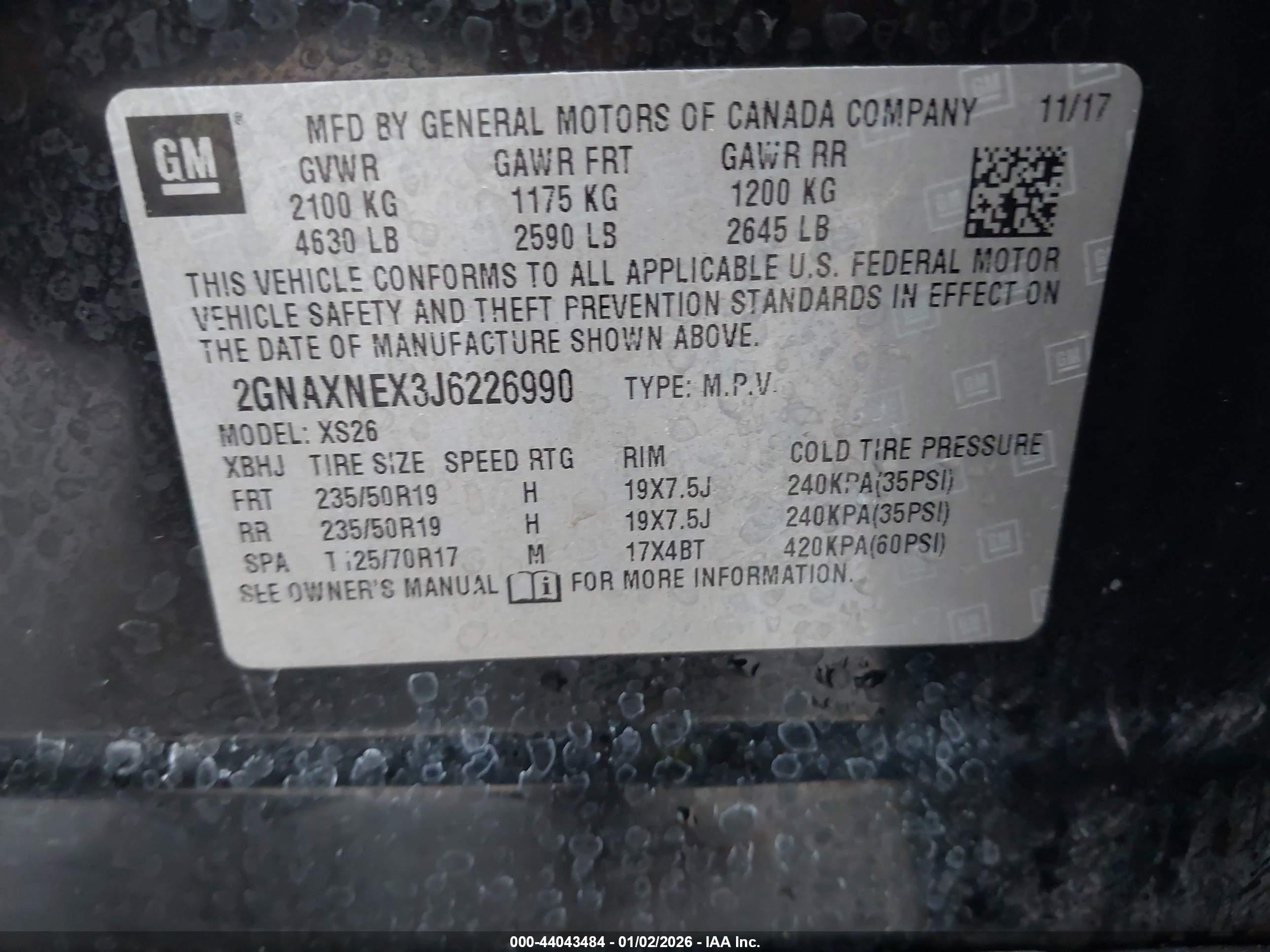 CHEVROLET EQUINOX image 9