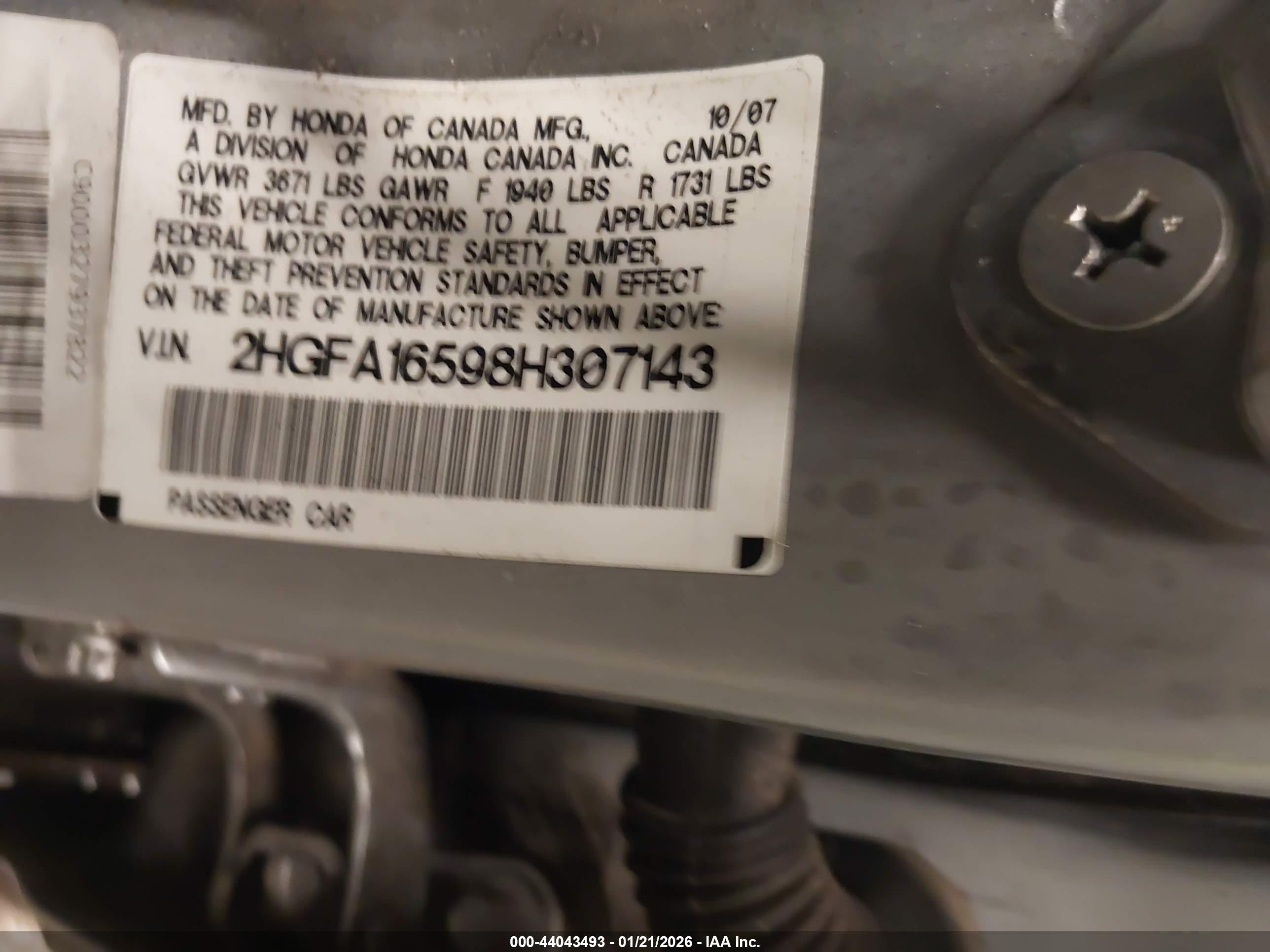 HONDA CIVIC image 9